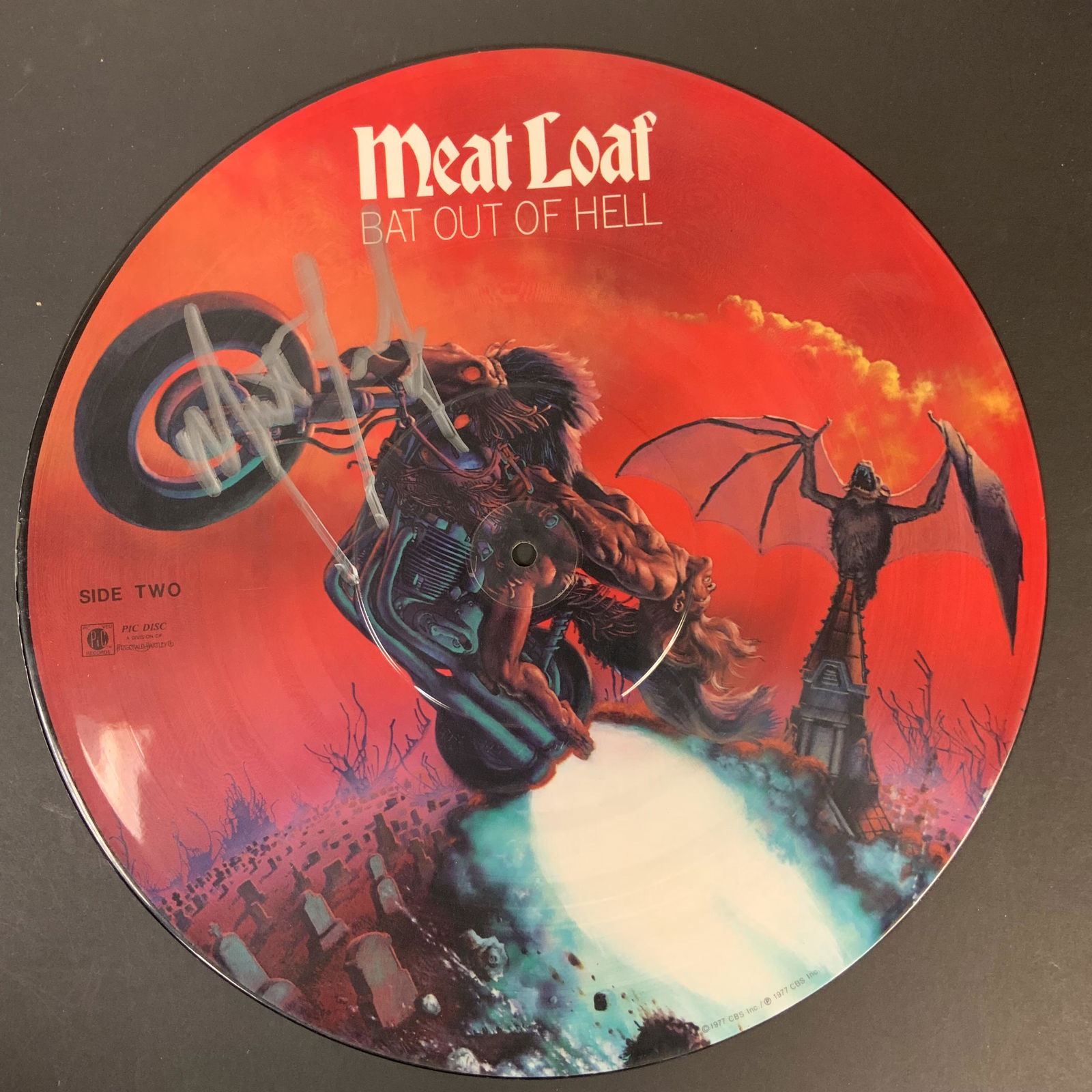Meat Loaf Autographed Picture Disc (1 of 1)