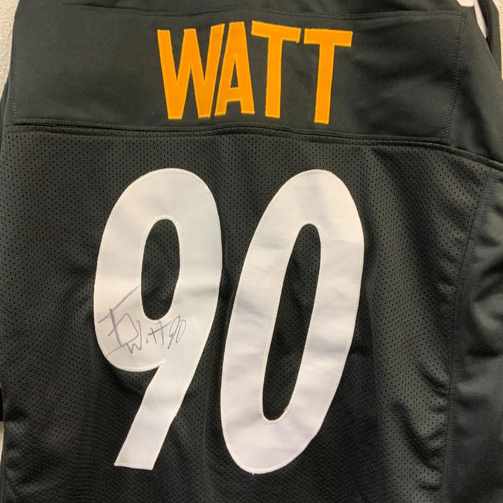 T J Watt Autographed Jersey (1 of 1)
