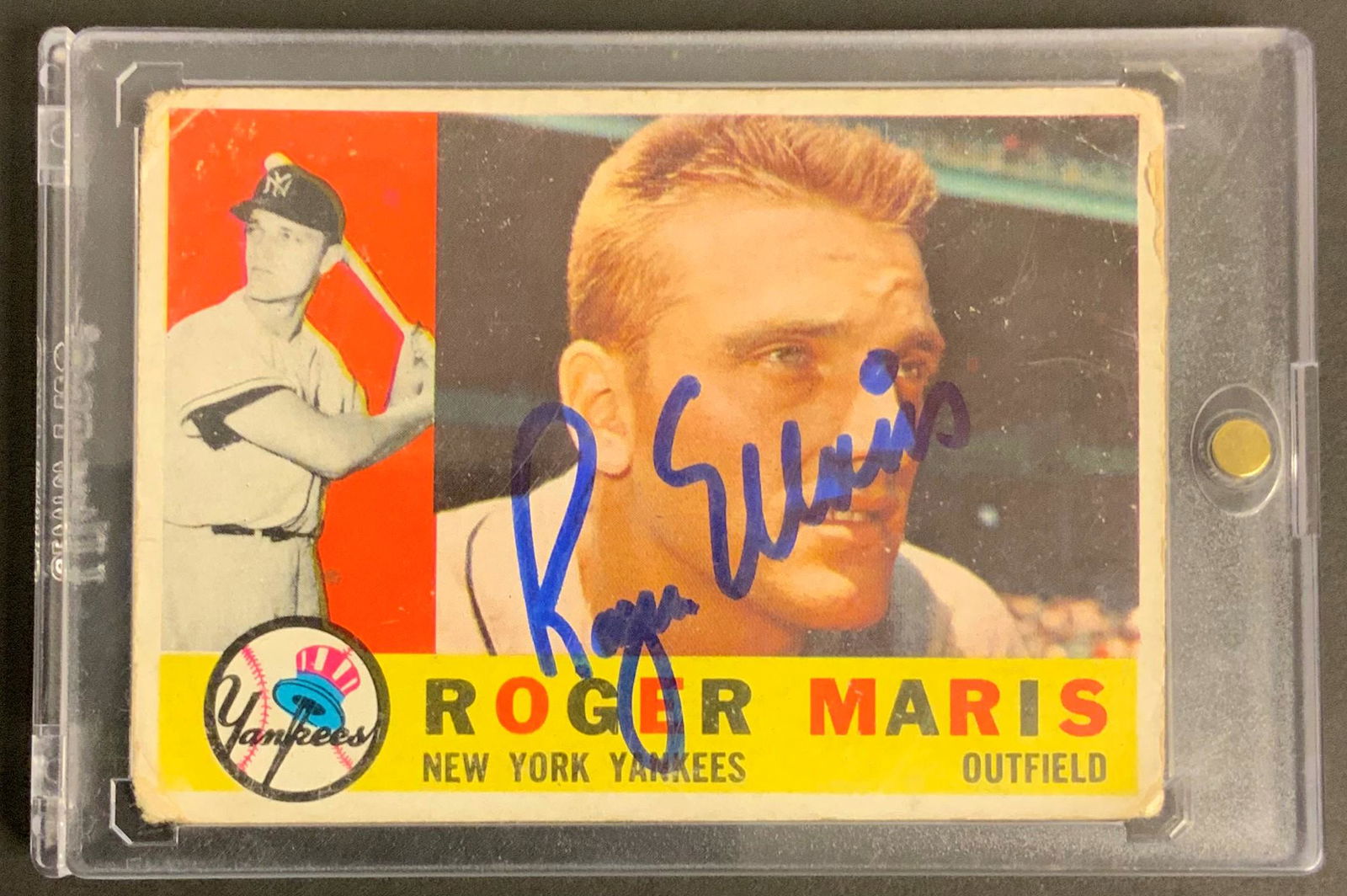 Roger Maris Signed Card (1 of 1)