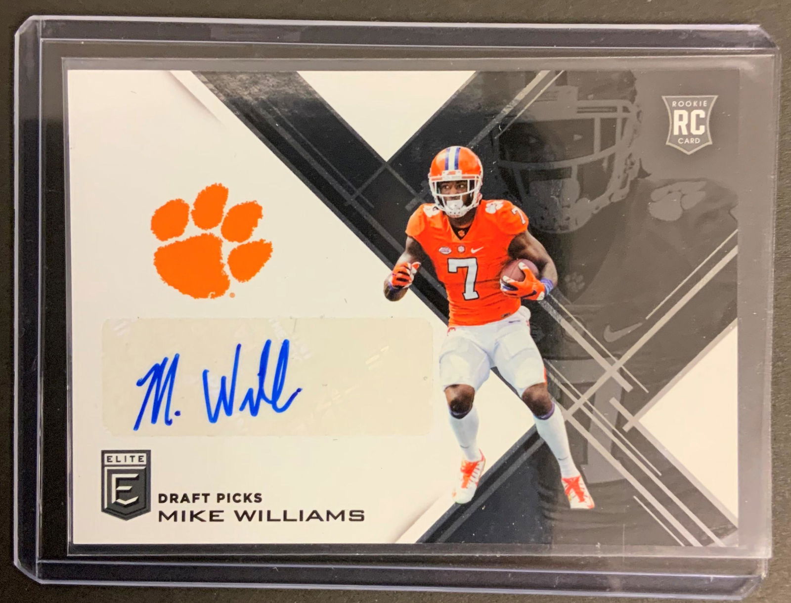 Mike Williams 2017 Panini signature card (1 of 2)