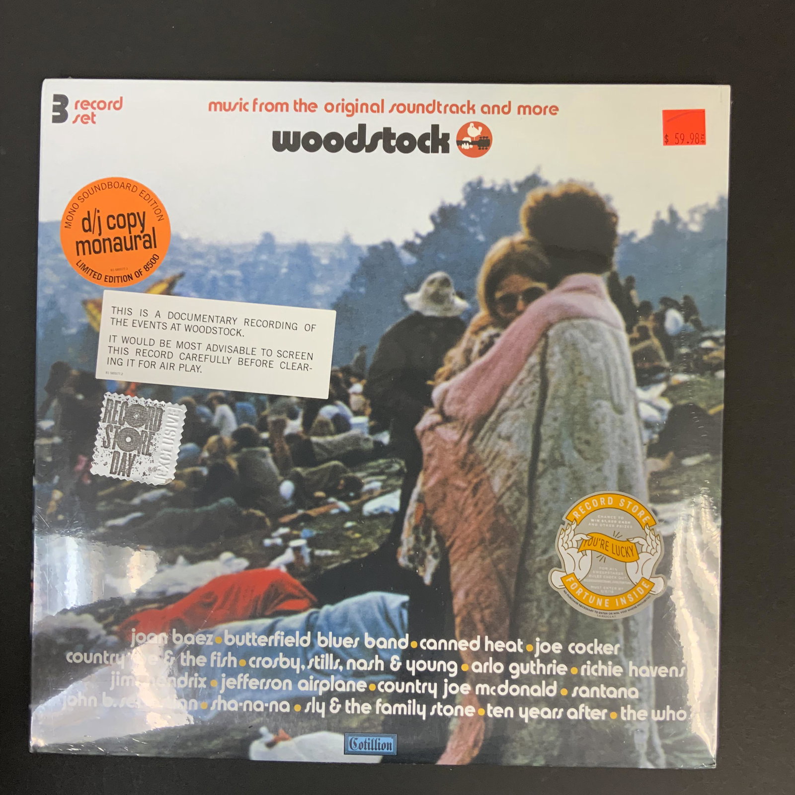 Woodstock 3 record set, Limited Edition of 8,500 (1 of 1)
