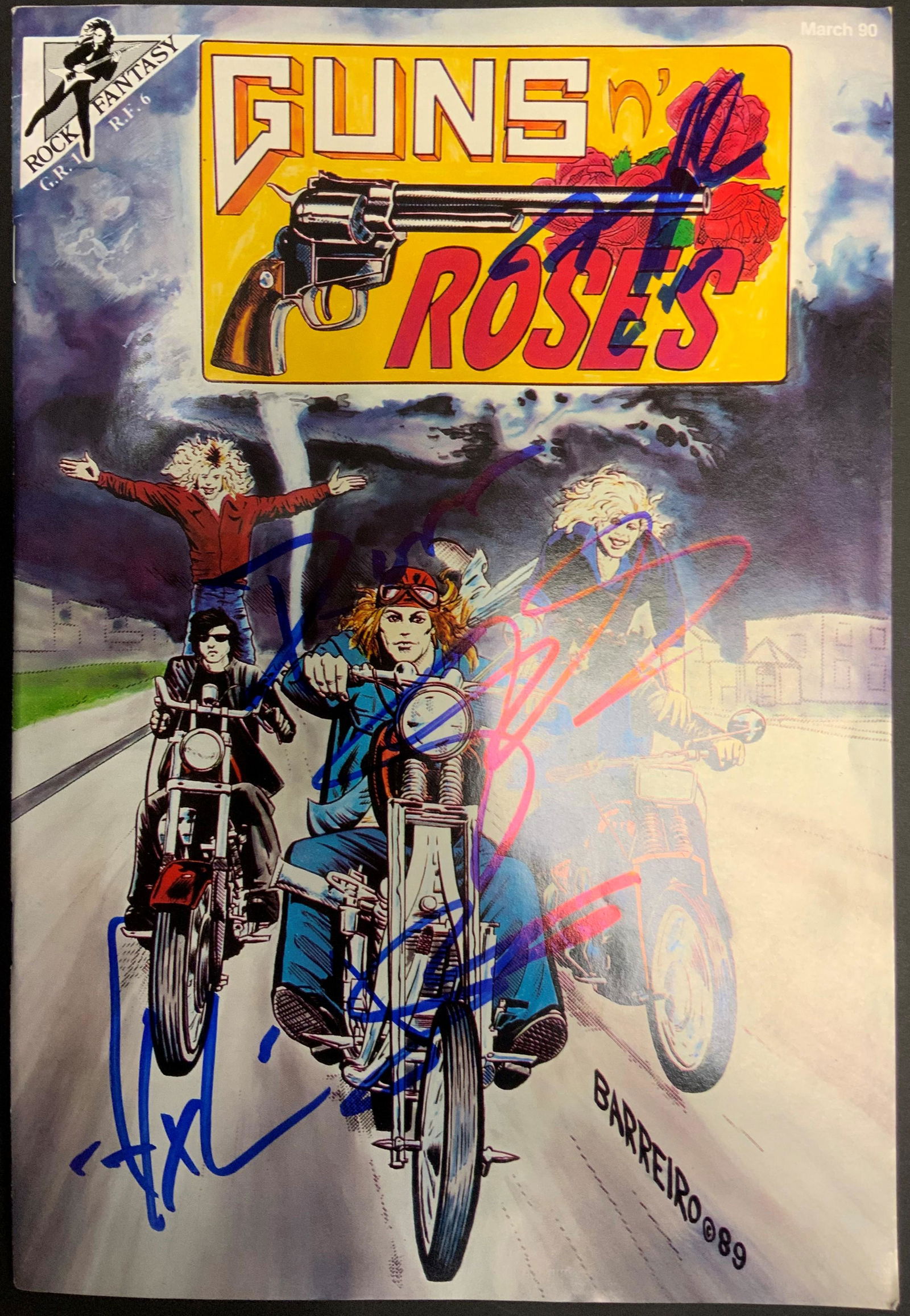Guns n Roses Autographed Comic Book (1 of 1)