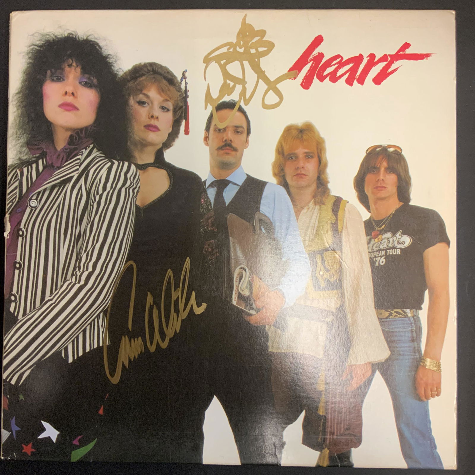 Heart Autographed Album Cover, Ann and Nancy (1 of 1)