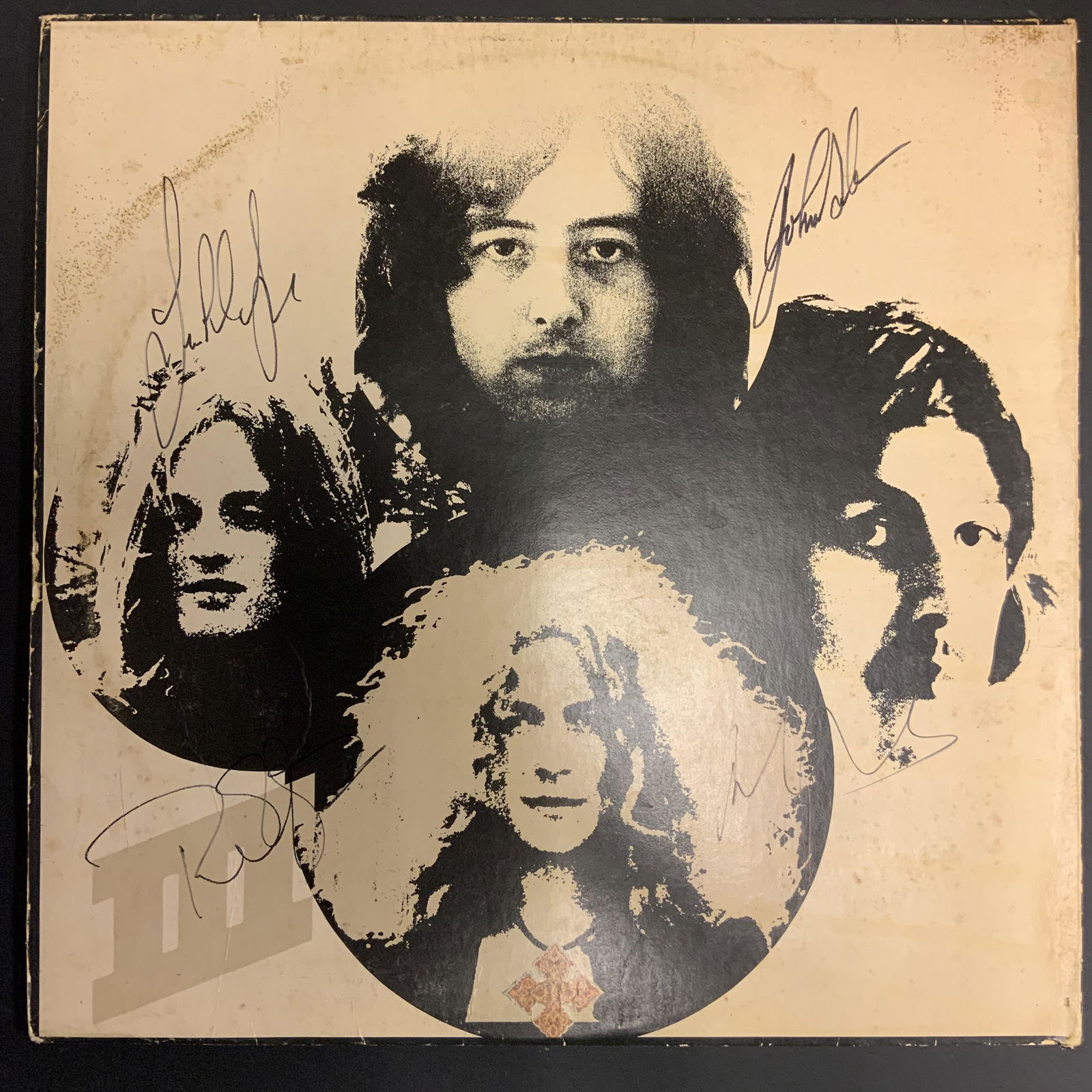 Led Zeppelin Autographed Album Cover, Signed by all (1 of 1)