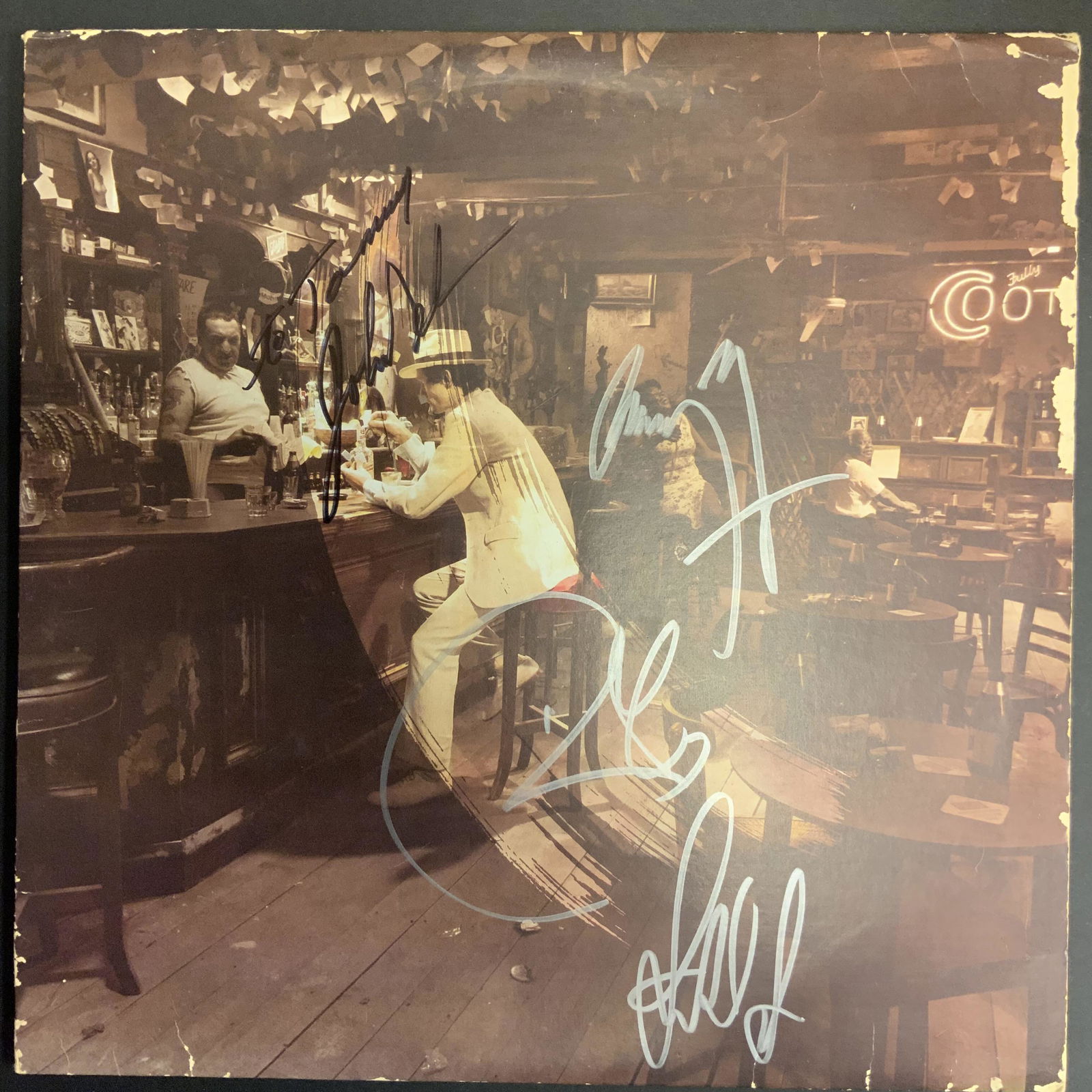 Led Zeppelin Autographed Album Cover, Signed by all (1 of 1)