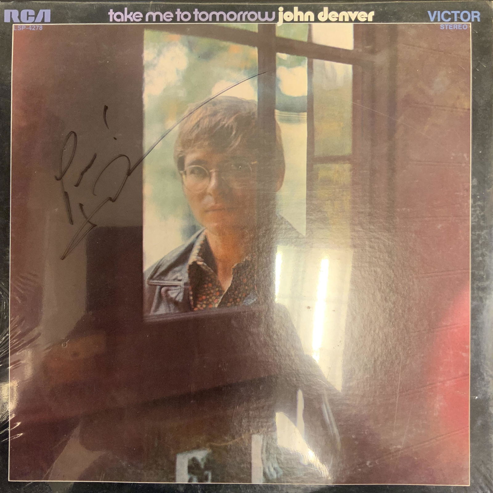 John Denver Autographed Album Cover (1 of 1)
