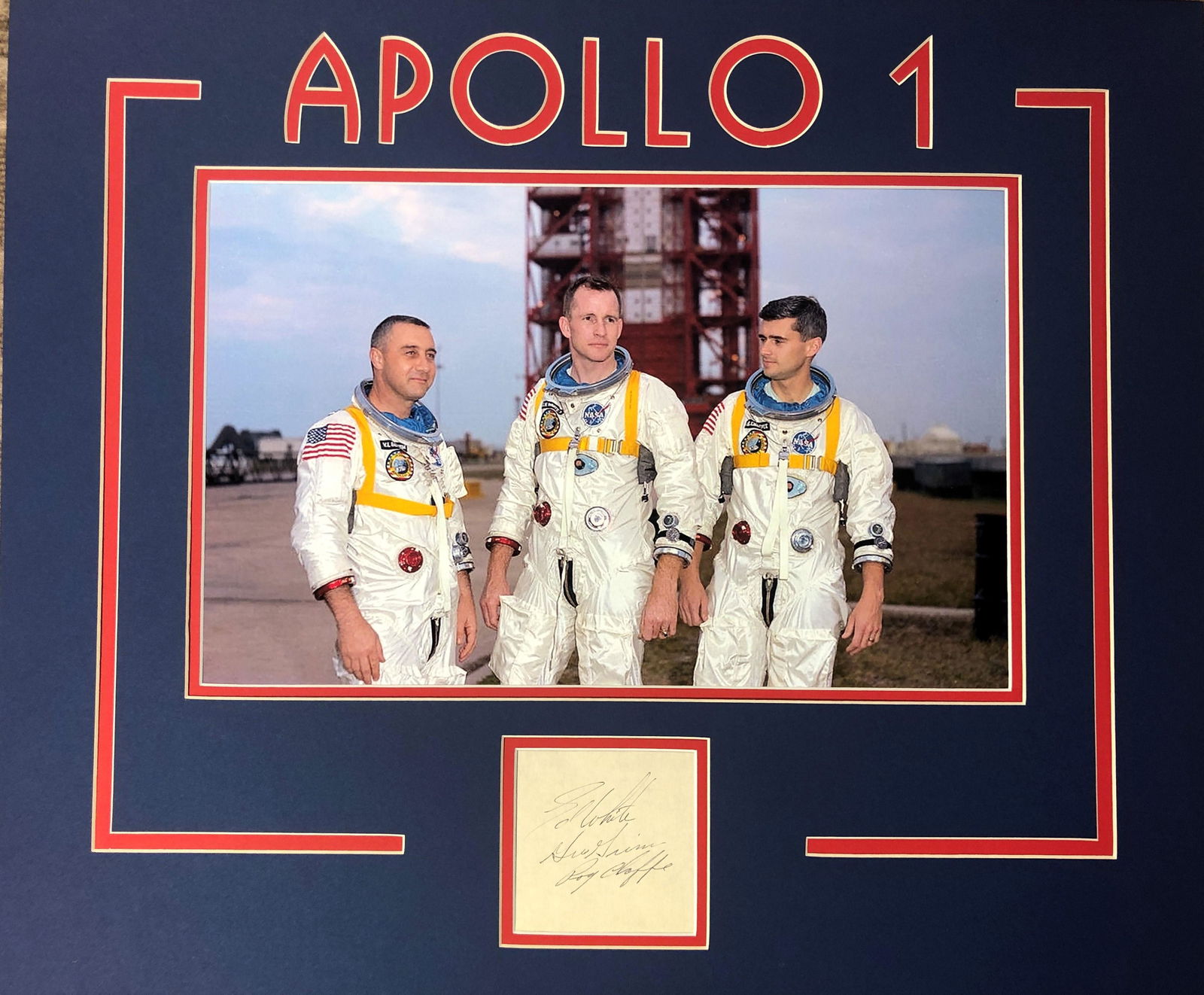 Apollo 1 Autograph Display (1 of 1)