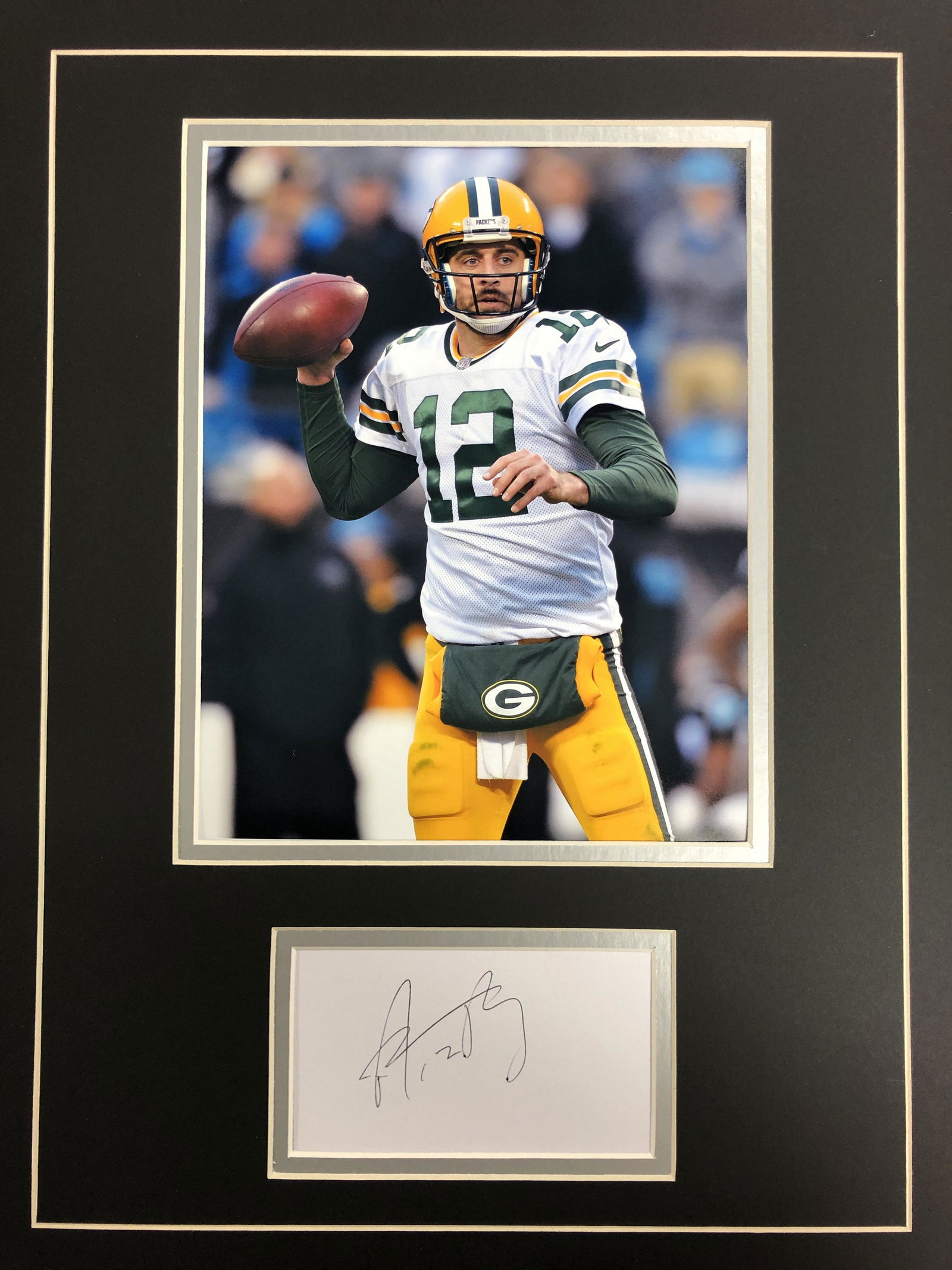 Aaron Rogers Autograph Display (1 of 1)