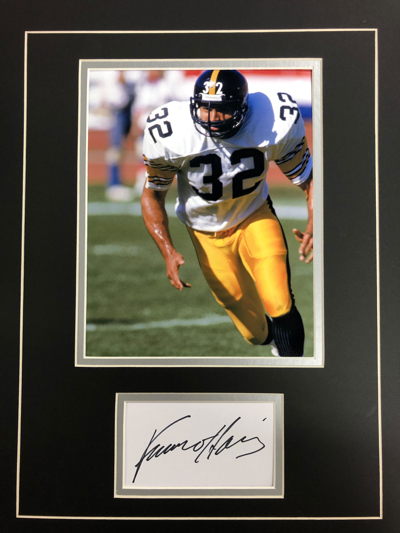 Franco Harris Autograph Display (1 of 1)