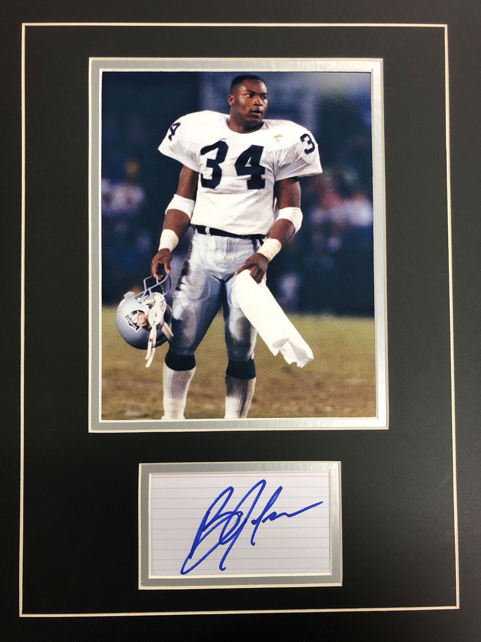Bo Jackson Autograph Display (1 of 1)