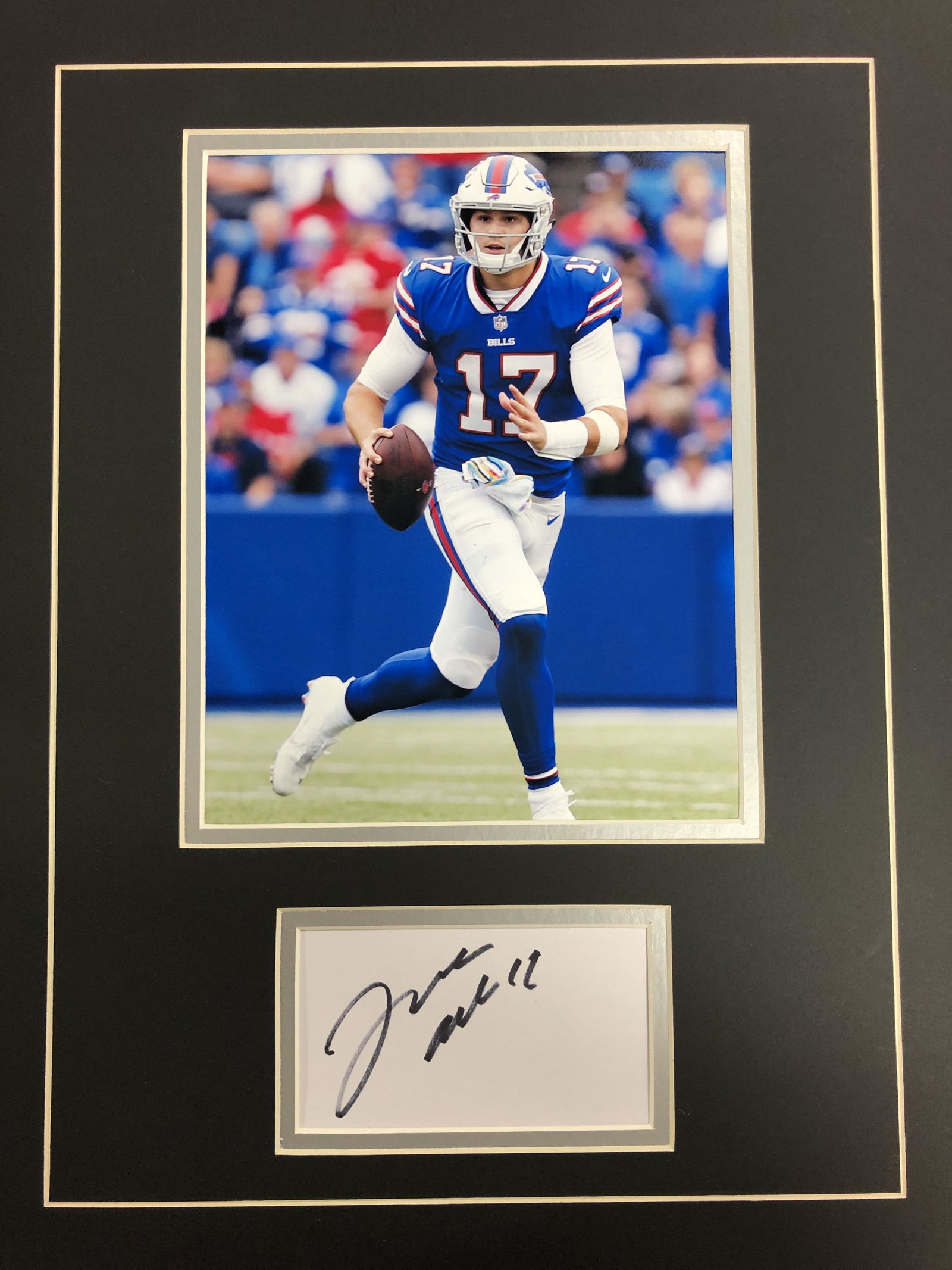 Josh Allen Autograph Display (1 of 1)