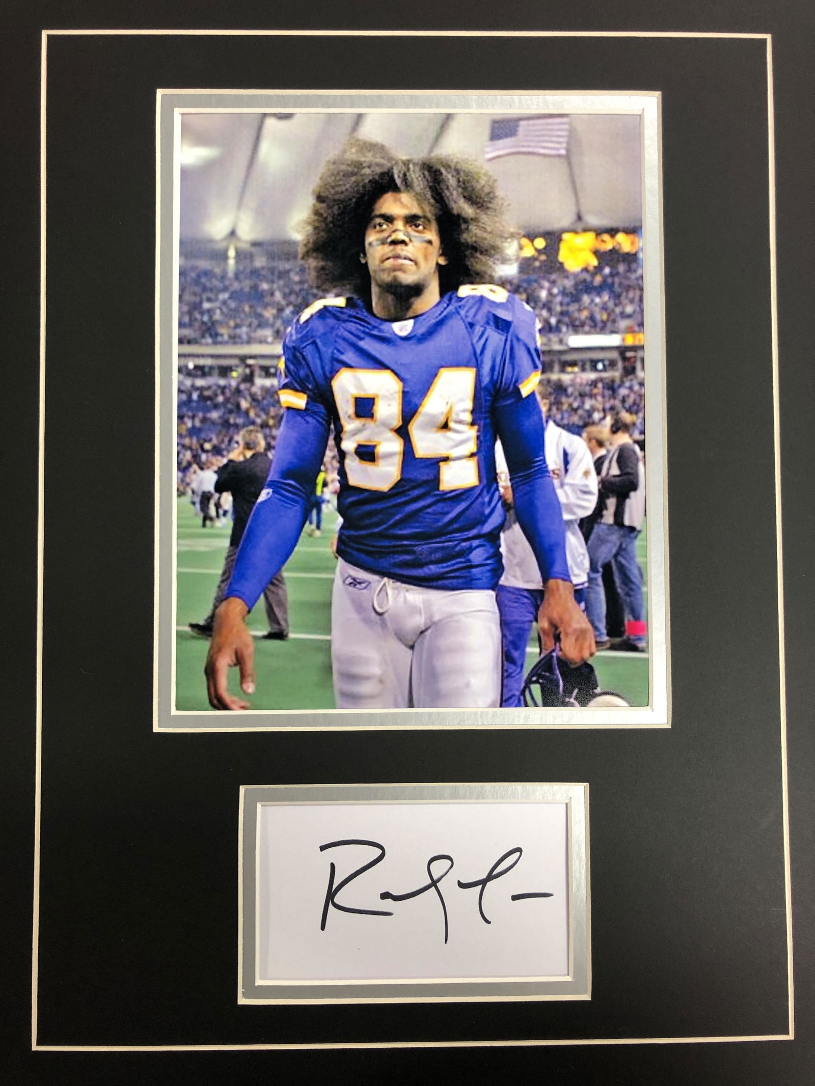 Randy Moss Autograph Display (1 of 1)
