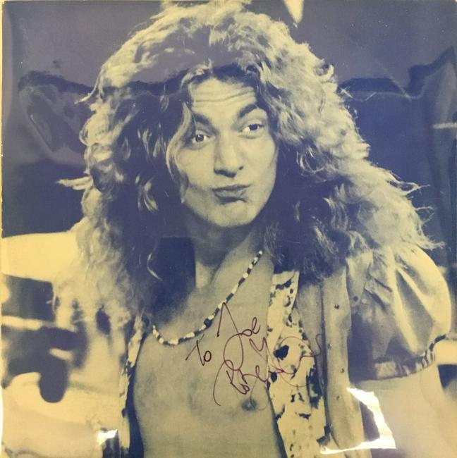 Robert Plant Autographed Album Cover (1 of 1)
