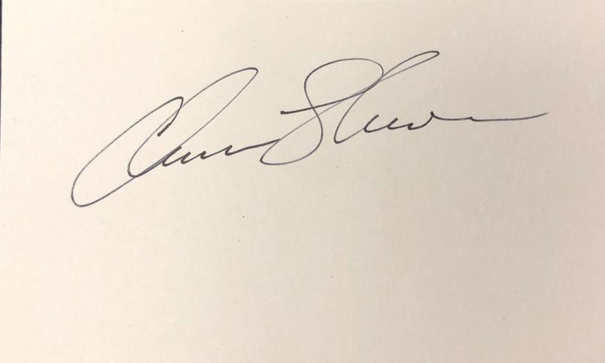 Clarence Thomas Autographed Card (1 of 1)