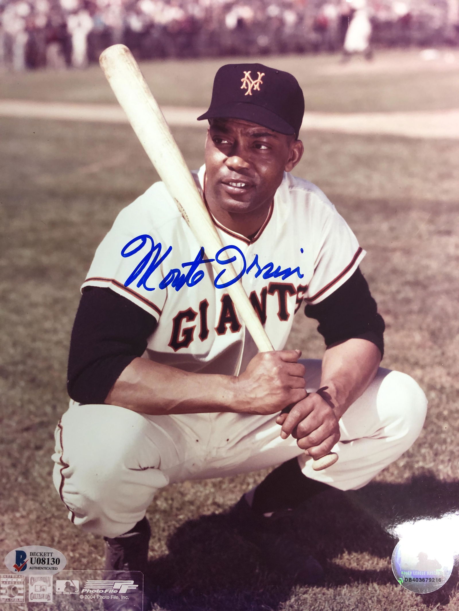 Monte Irvin Autographed Photo Beckett Cert. (1 of 1)