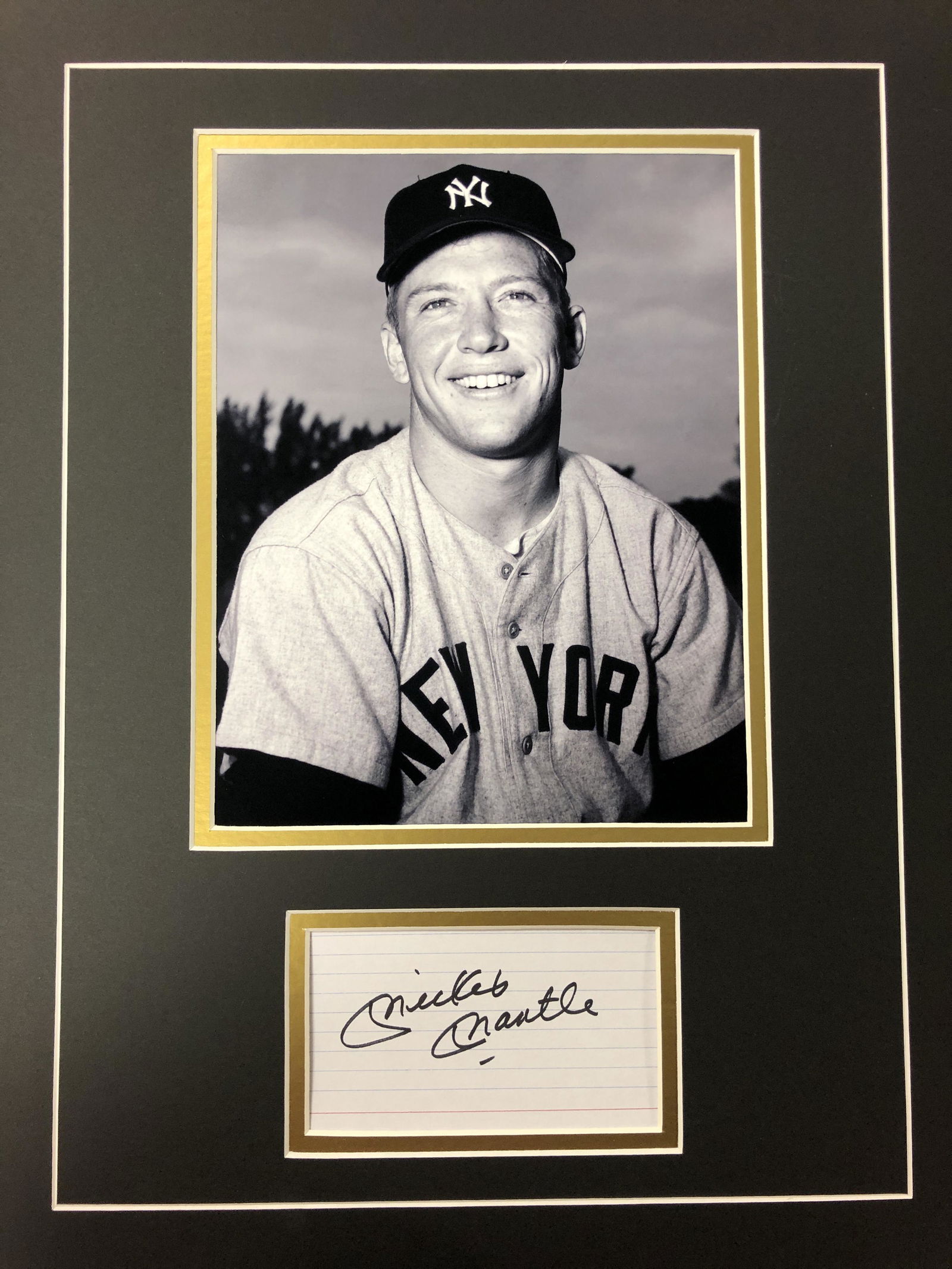 Mickey Mantle Autograph Display (1 of 1)