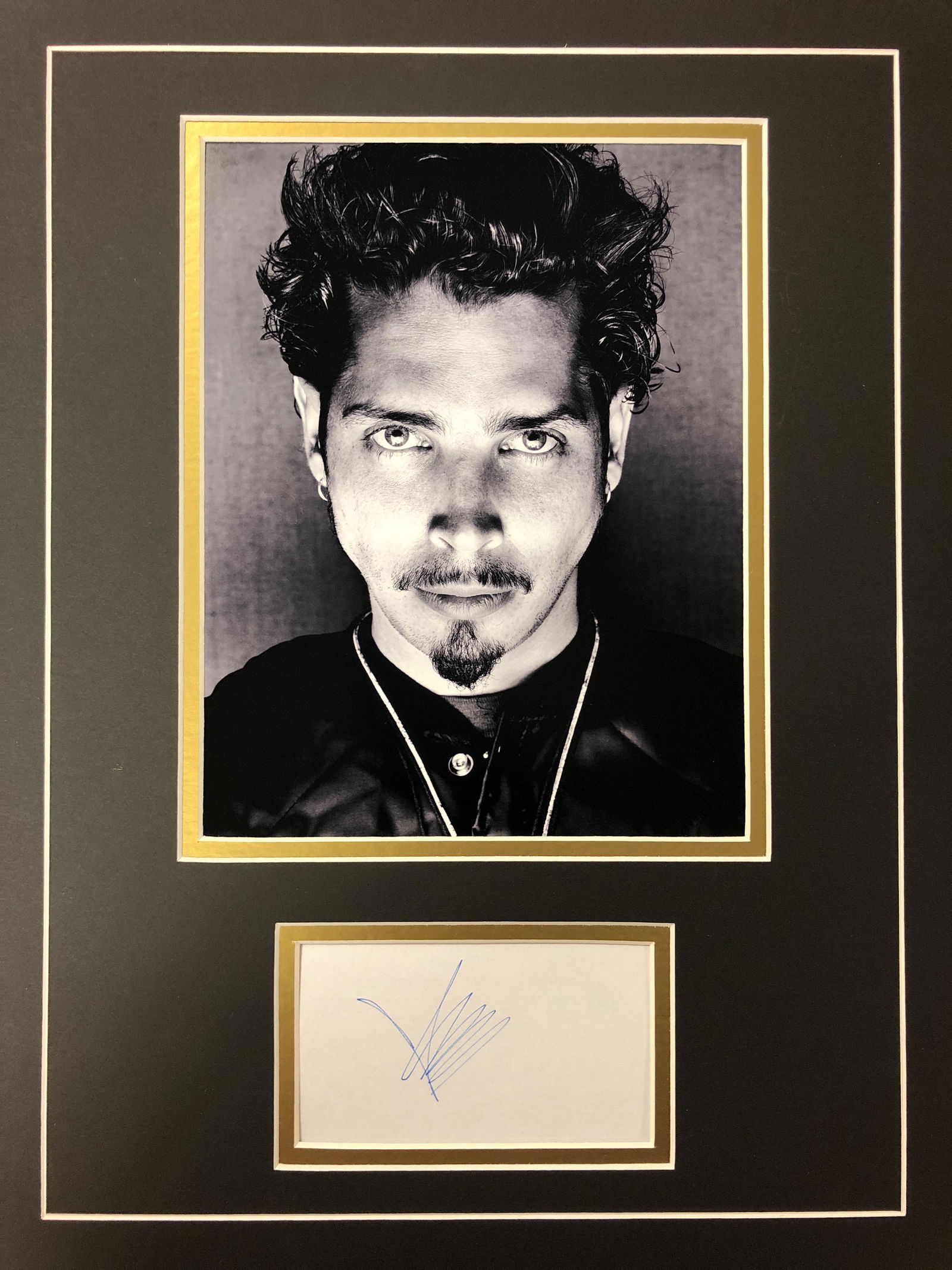 Chris Cornell Autograph Display (1 of 1)