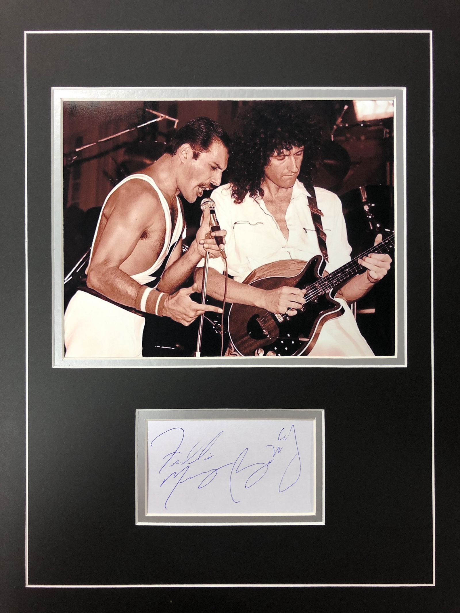 Mercury and May Autograph Display (1 of 1)
