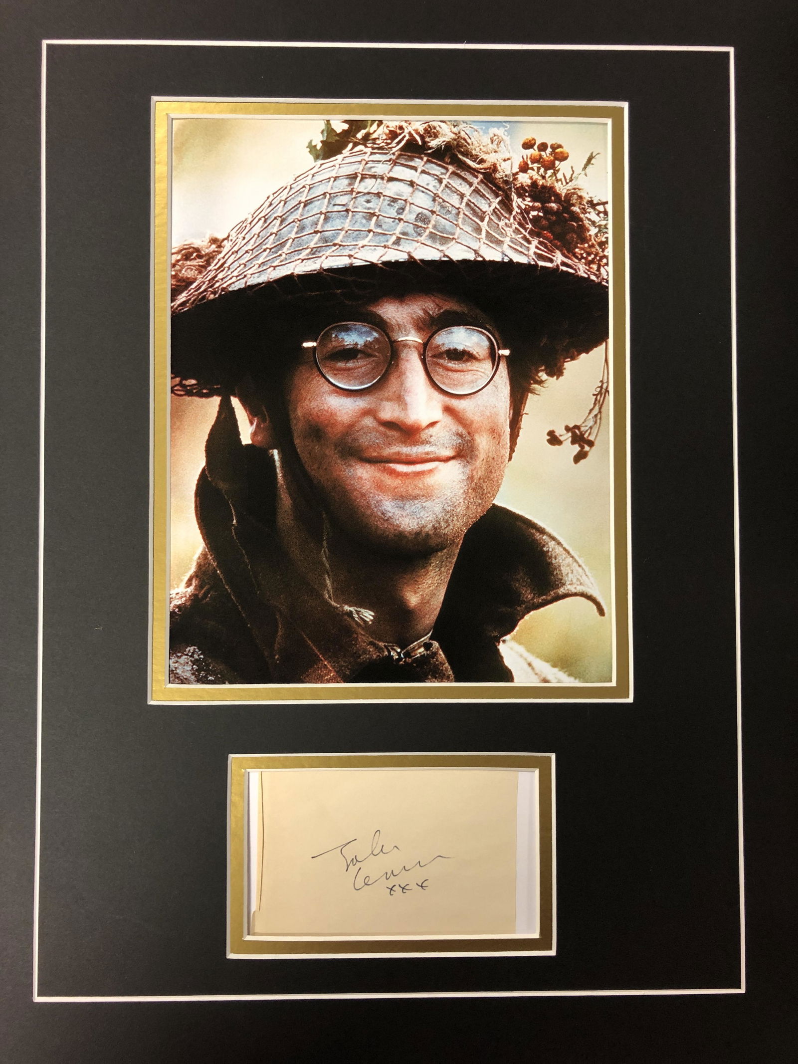 John Lennon Autograph Display (1 of 1)
