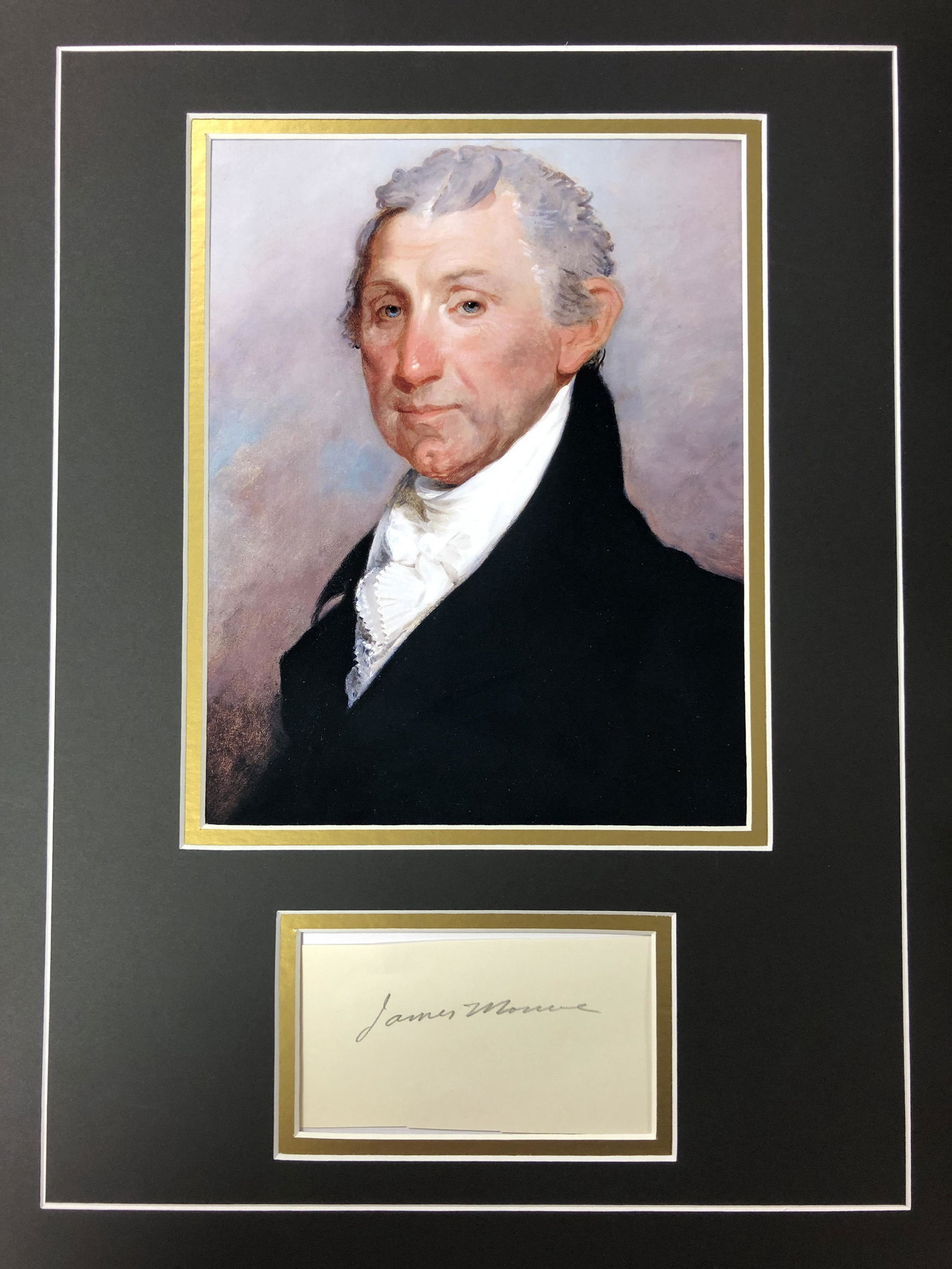 James Monroe Autograph Display (1 of 1)