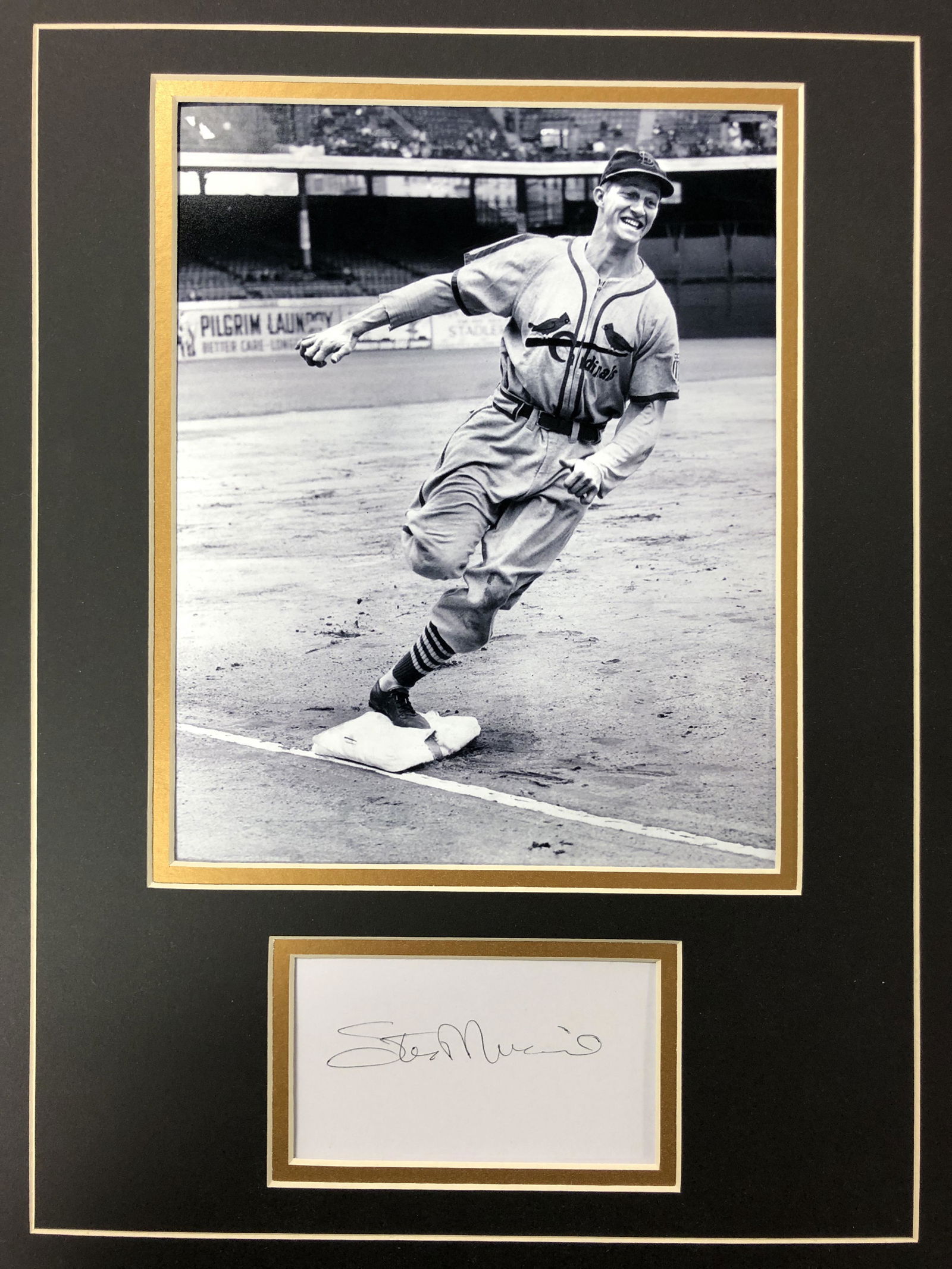 Stan Musial Autograph Display (1 of 1)