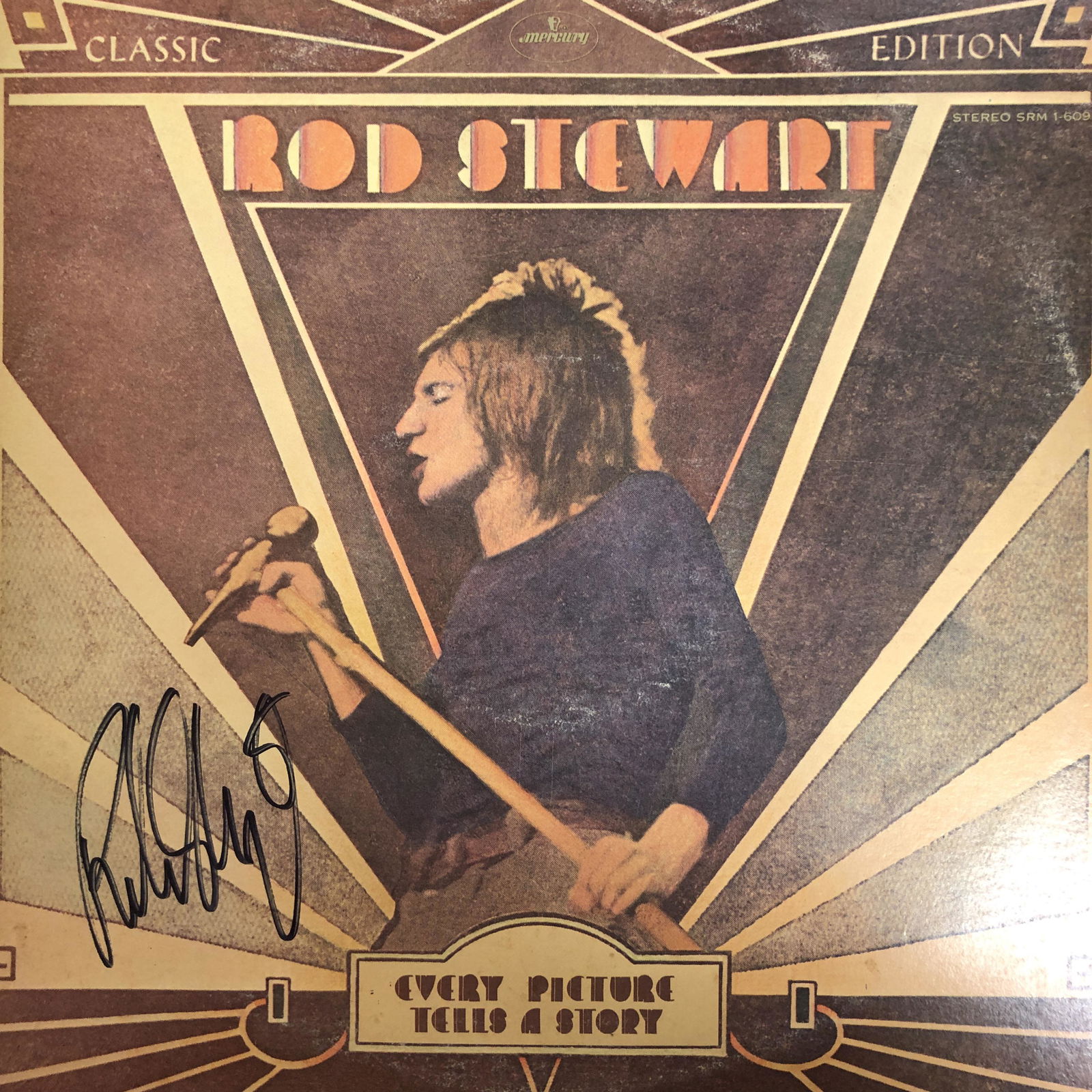Rod Stewart Autographed Album Cover (1 of 1)