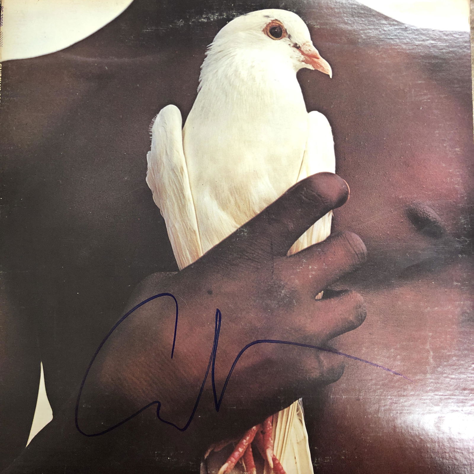 Carlos Santana Autographed Album Cover (1 of 1)