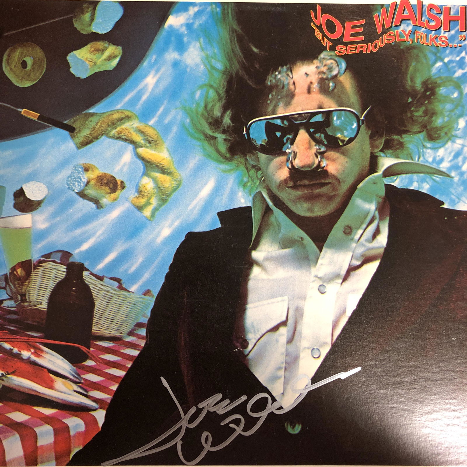 Joe Walsh Autographed Album Cover (1 of 1)