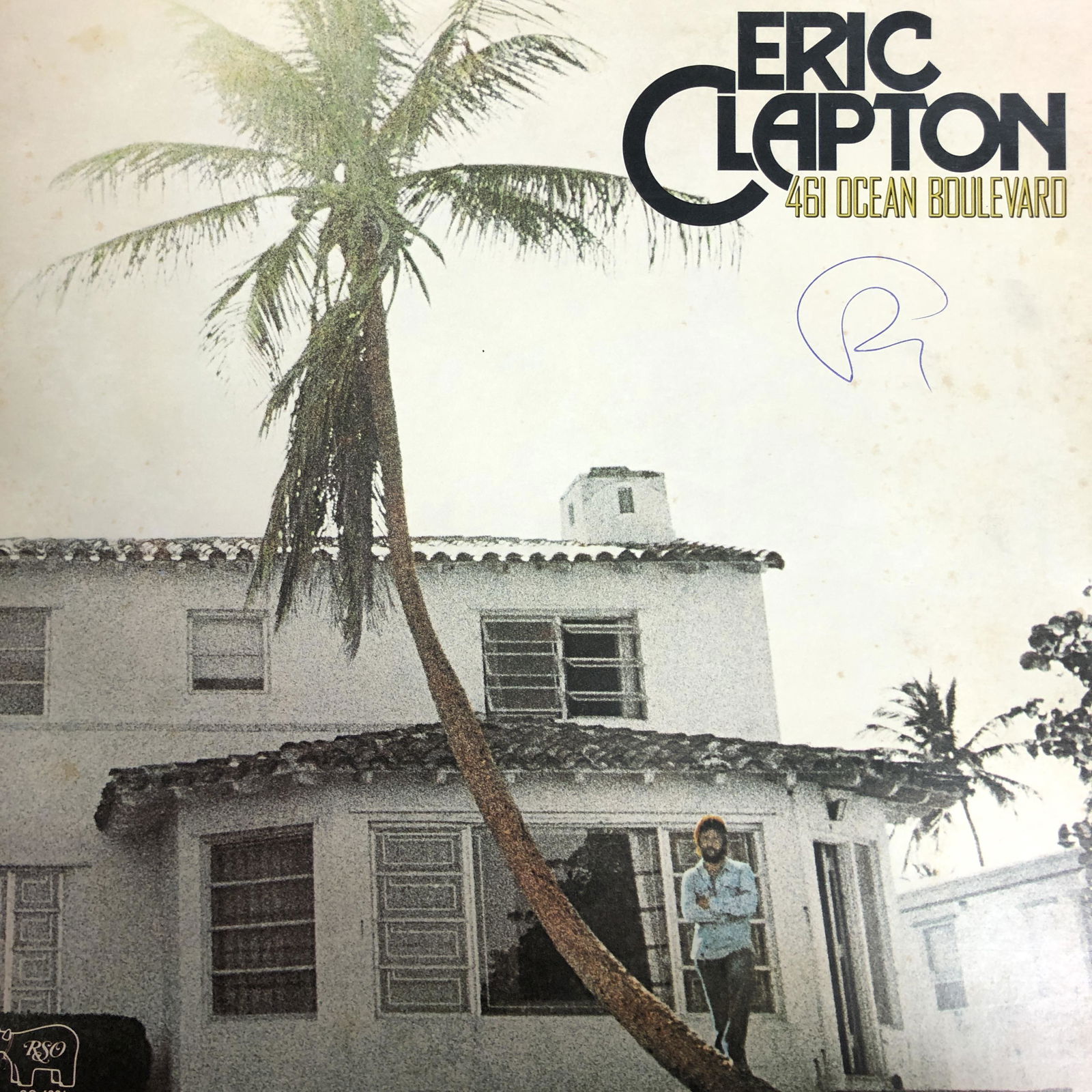 Eric Clapton Autographed Album Cover (1 of 1)