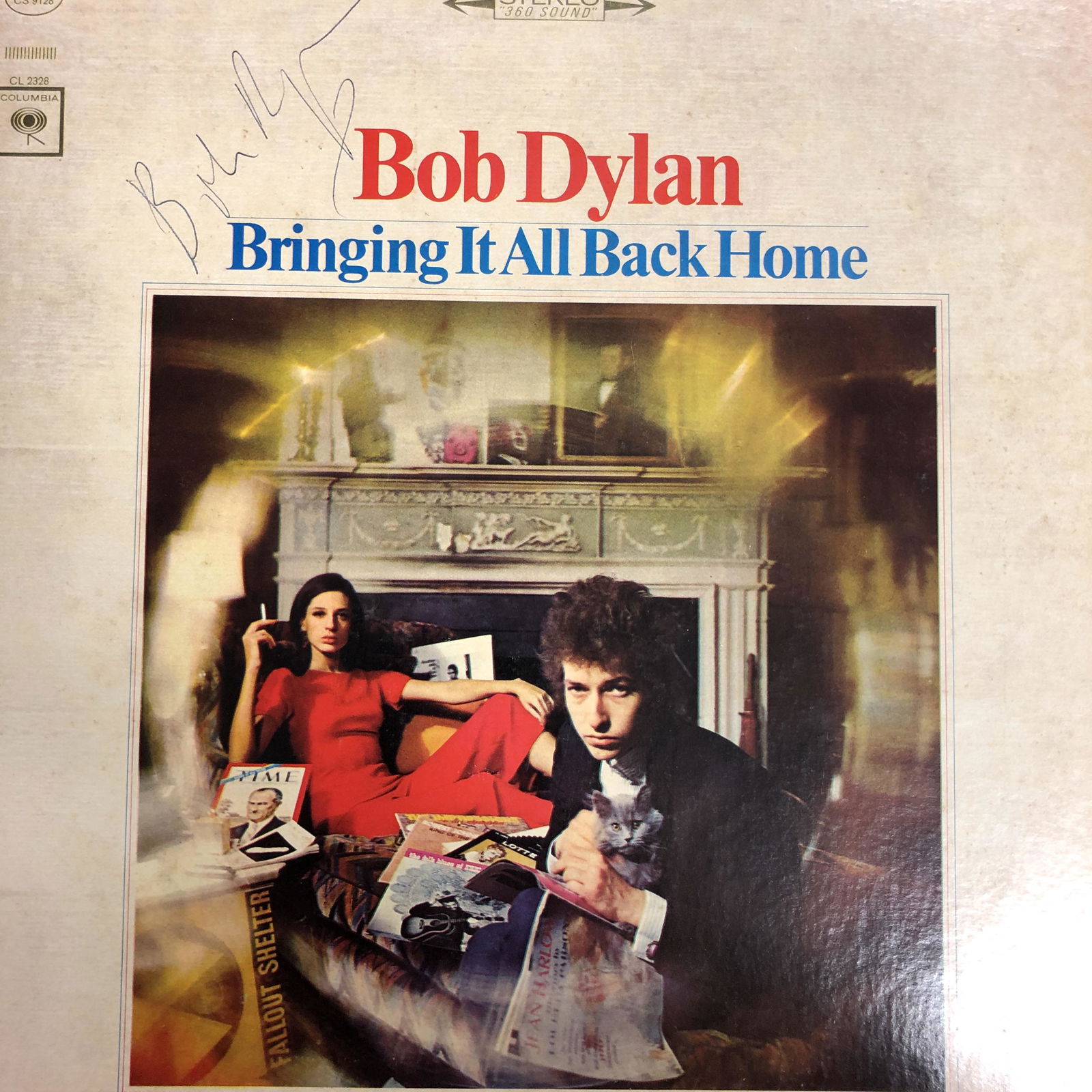 Bob Dylan Autographed Album Cover (1 of 1)