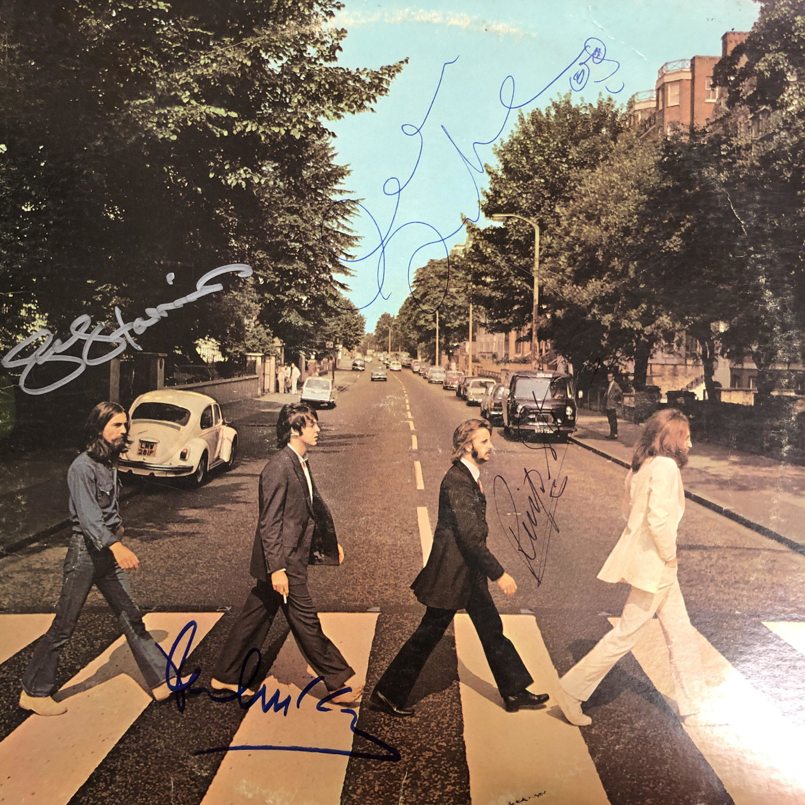 Beatles Autographed Album Cover, signed by all (1 of 1)