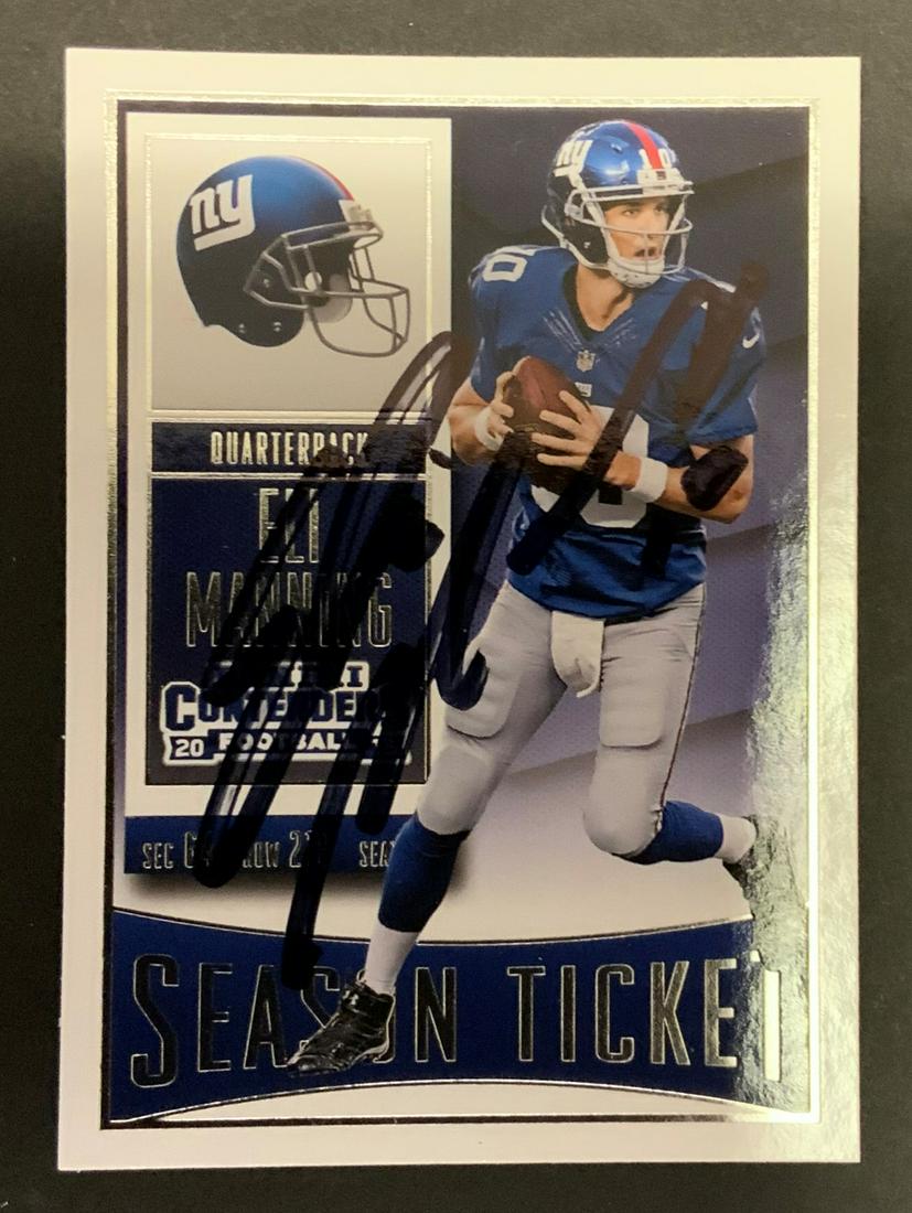 Eli Manning Autographed Card (1 of 1)