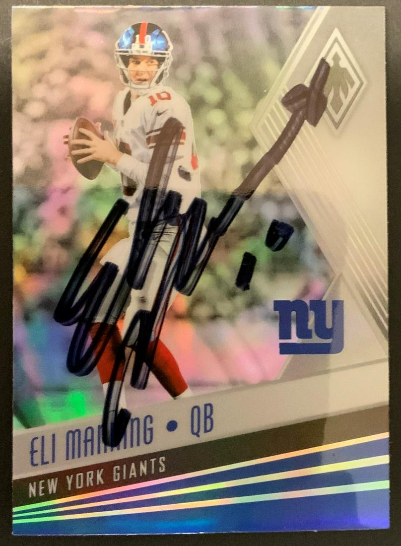 Eli Manning Autographed Card (1 of 1)
