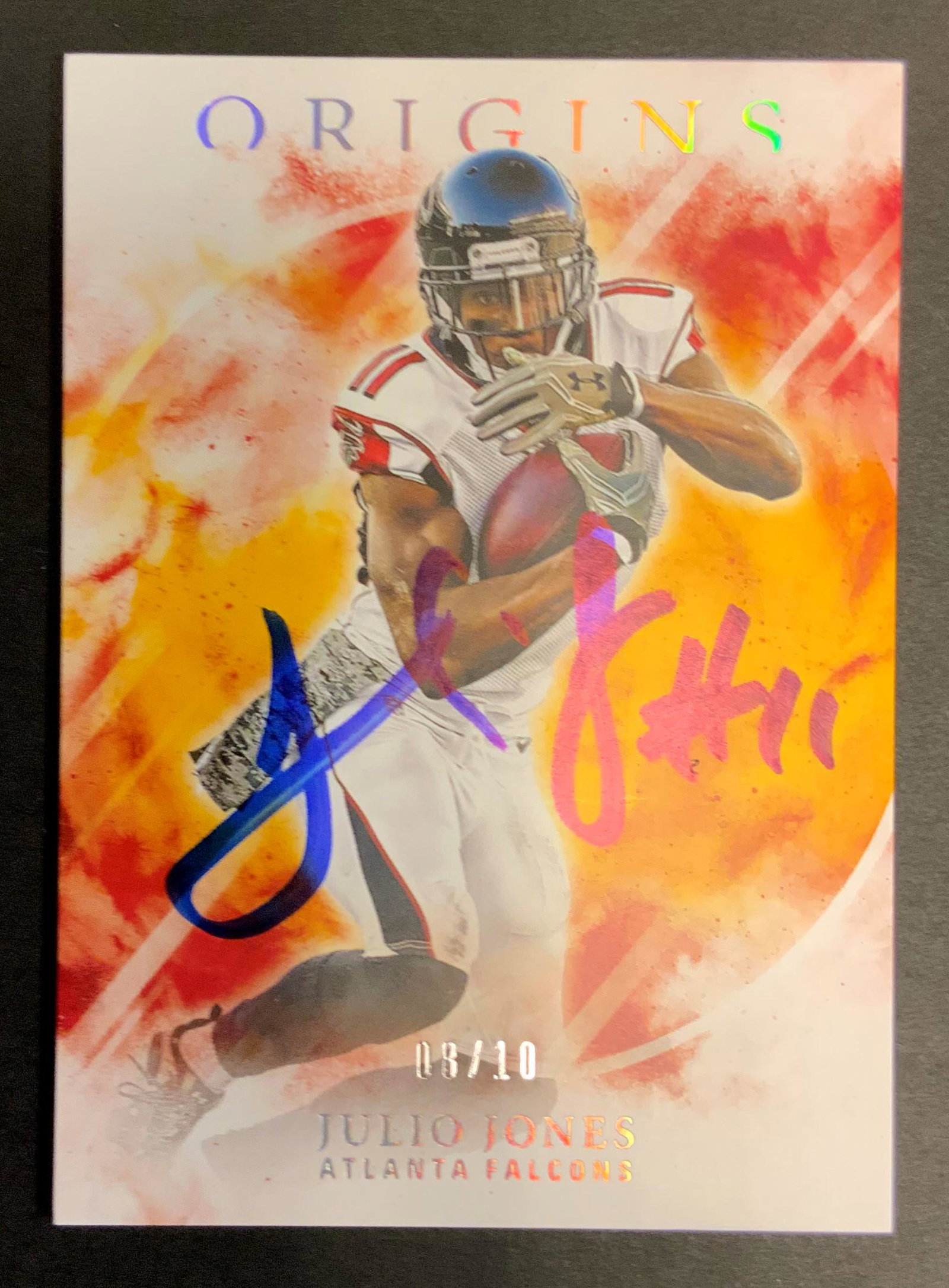 Julio Jones Autographed Card (1 of 1)