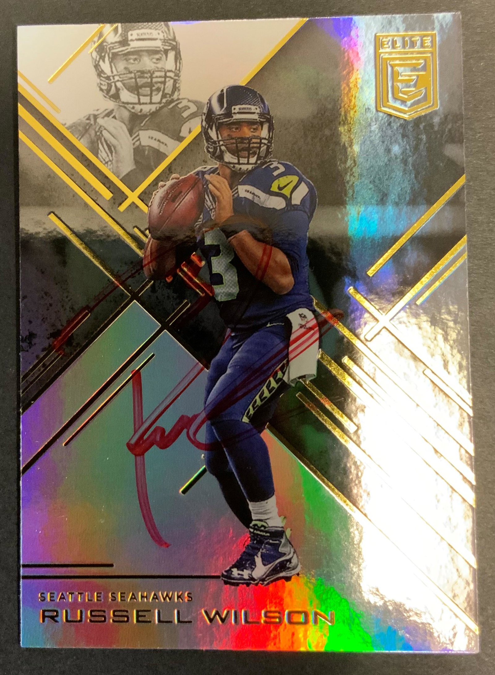 Russell Wilson Autographed Card (1 of 1)