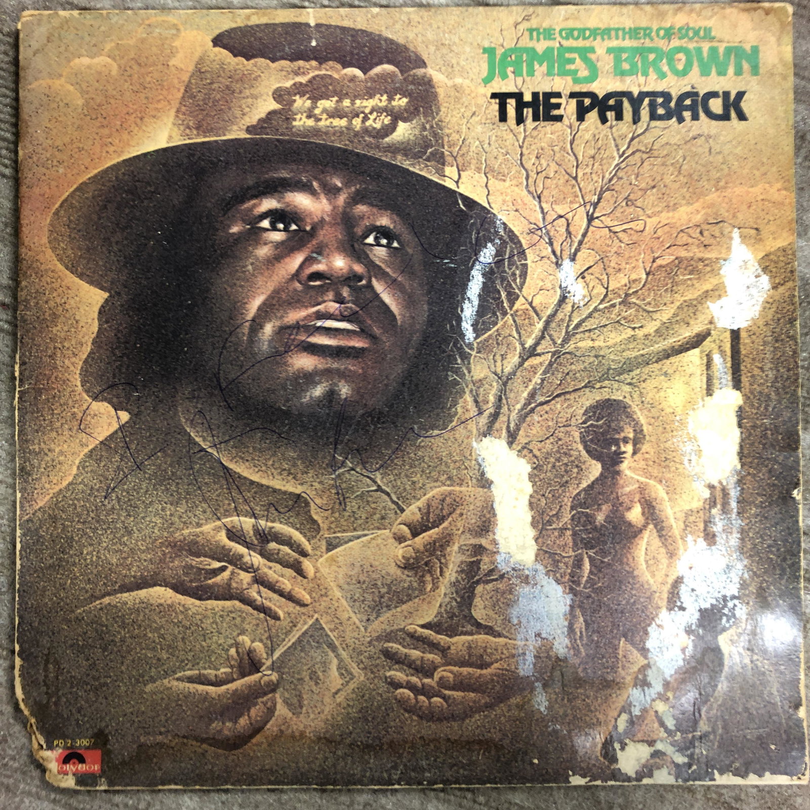 James Brown Autographed Album cover (1 of 1)