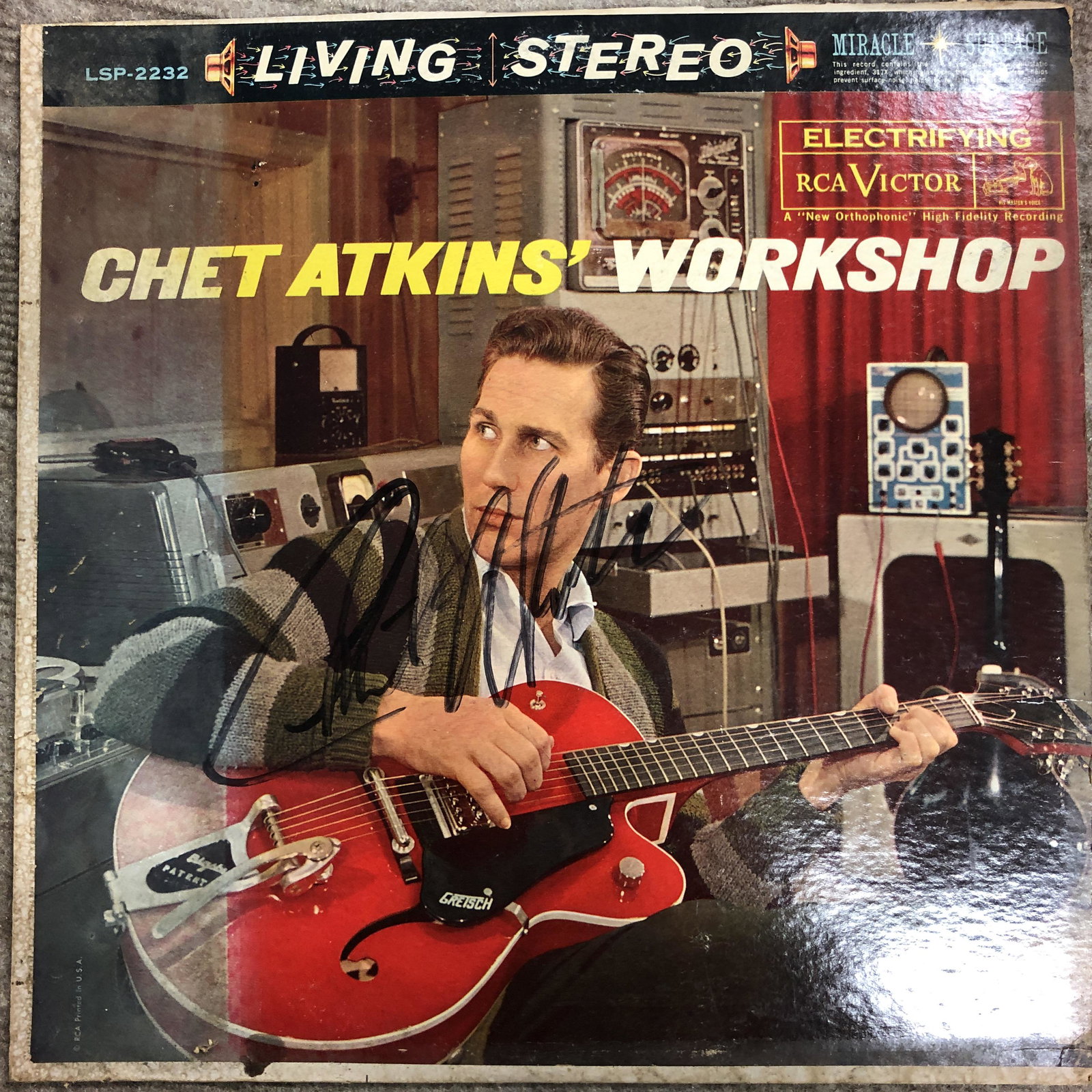 Chet Atkins Autographed Album cover (1 of 1)
