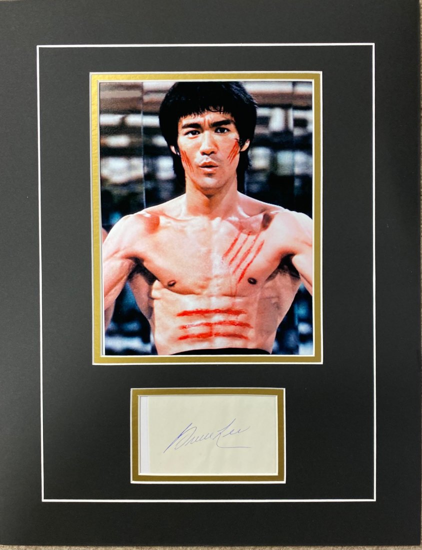 Bruce Lee Autographed Display (1 of 1)