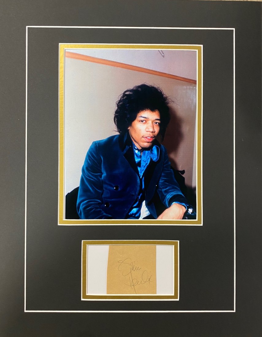 Jimi Hendrix Autographed Display (1 of 1)