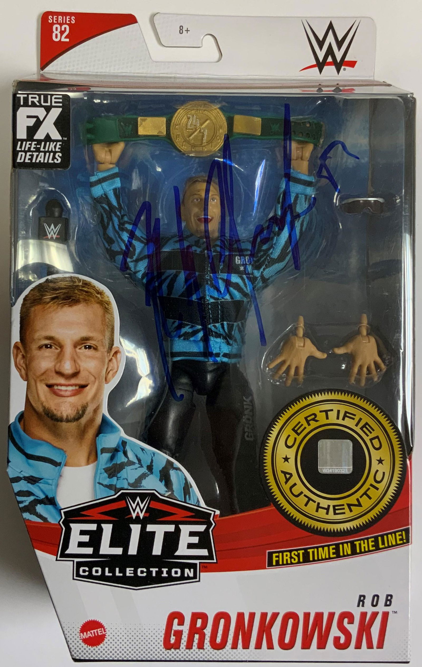 Rob Gronkowski Autographed Action Figure (1 of 1)