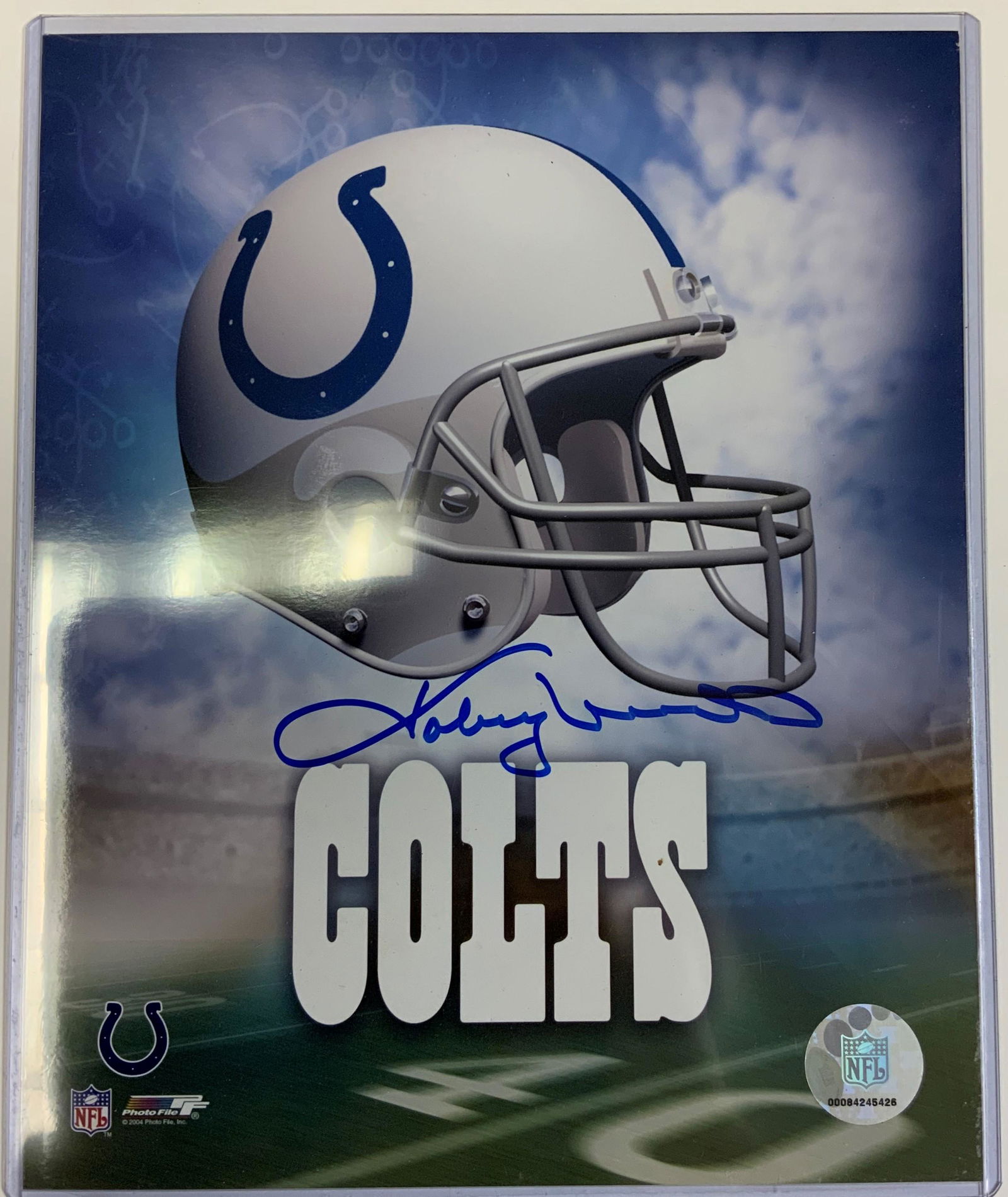 Johnny Unitas Autographed NFL numbered Photo (1 of 1)