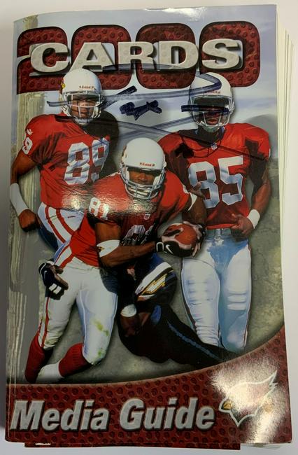 Pat Tillman Autographed 2000 Cards Media Guide (1 of 2)