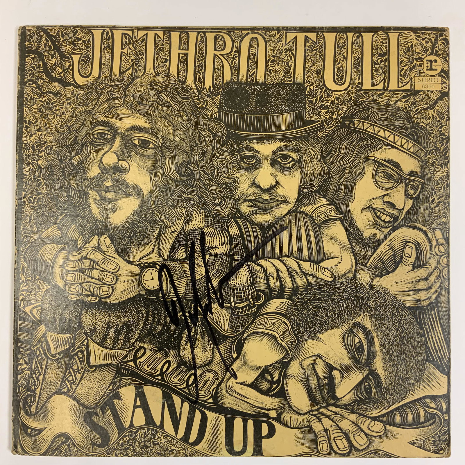 Ian Anderson Autographed Album Cover: Displays are assembled AFTER payment is received, picture is a mock up of finished product. Displays are not framed, and can be framed for a cost. Framed items will state they are framed in the name o
