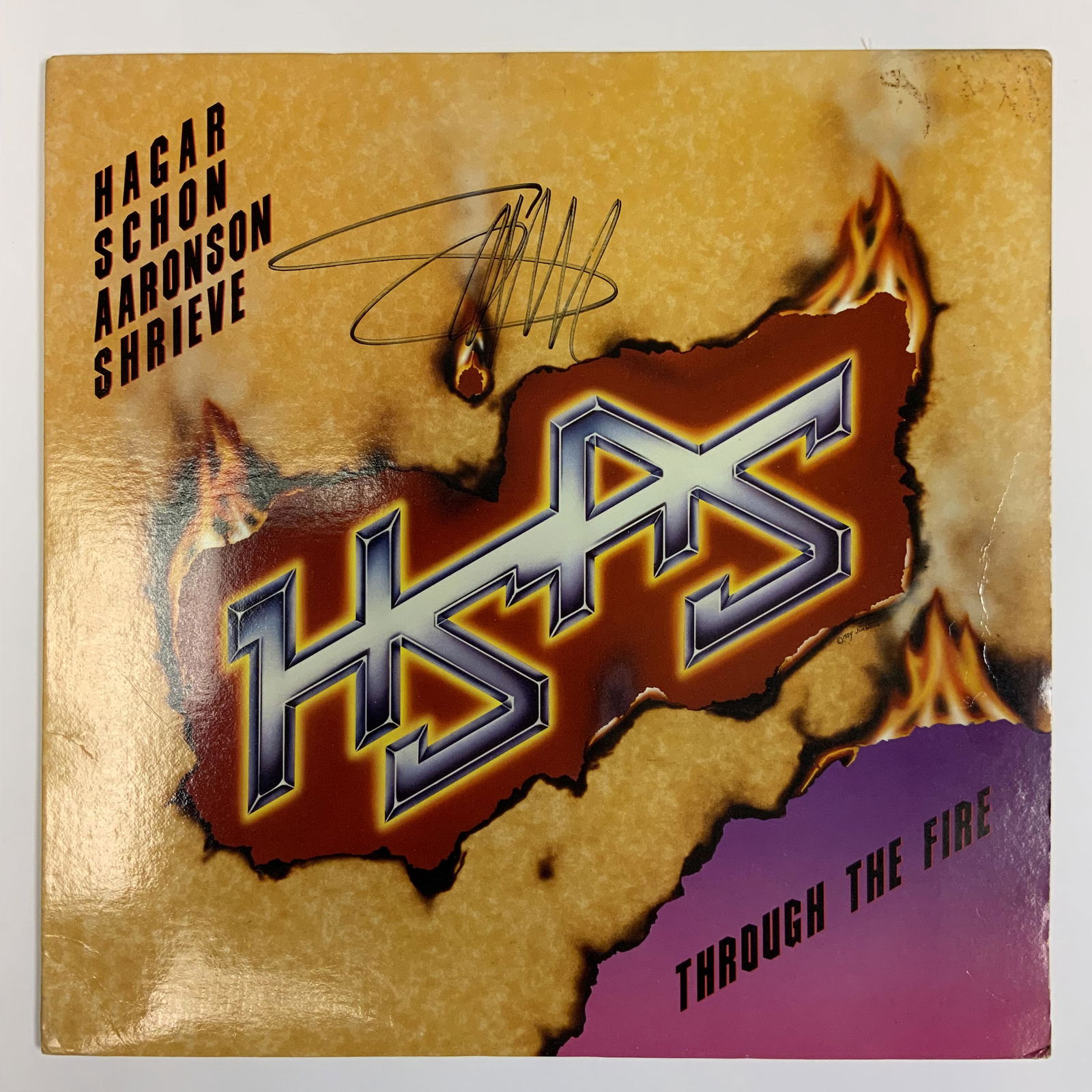 Sammy Hagar Autographed Album Cover (1 of 1)