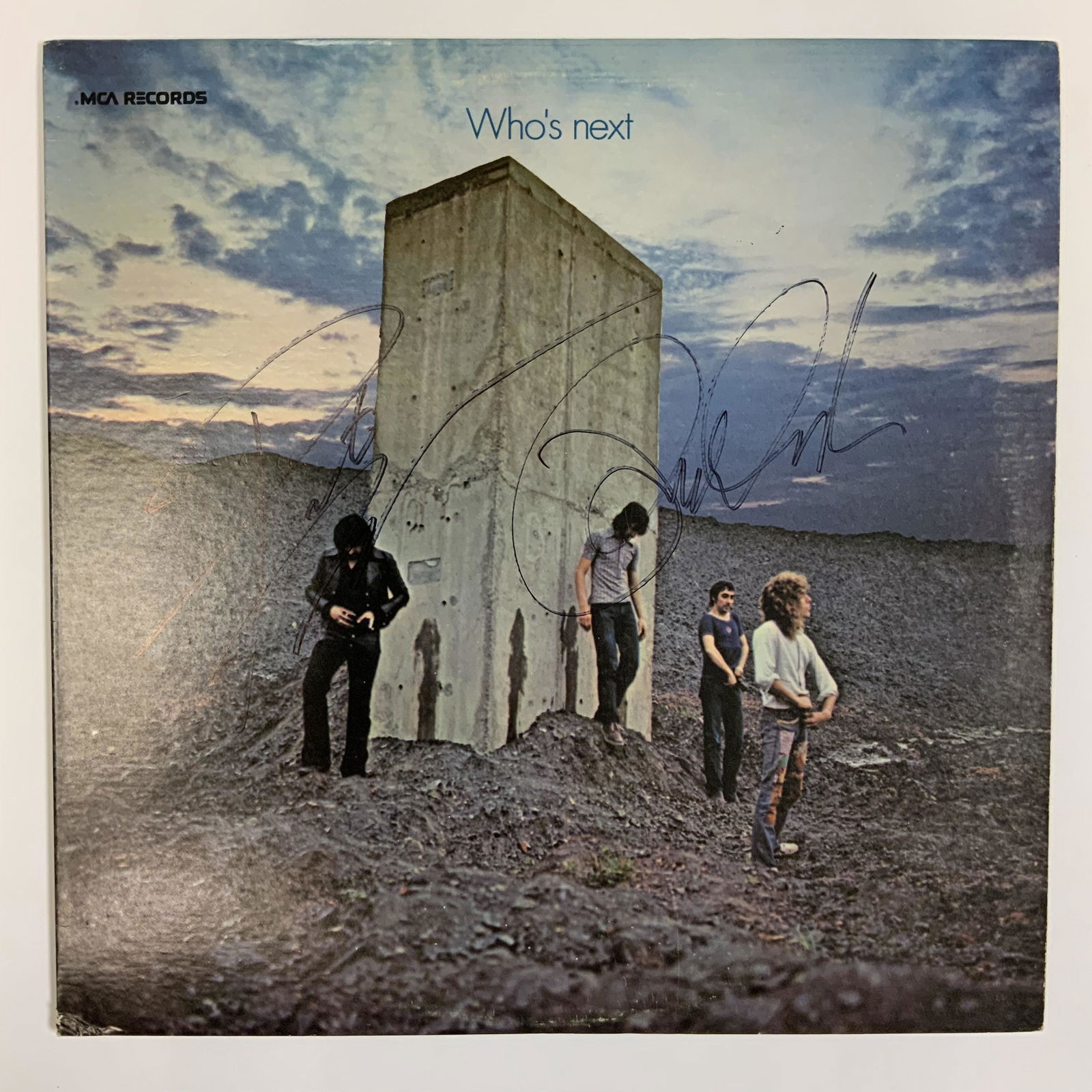 Who Autographed Album Cover, signed by Pete and John: Displays are assembled AFTER payment is received, picture is a mock up of finished product. Displays are not framed, and can be framed for a cost. Framed items will state they are framed in the name o