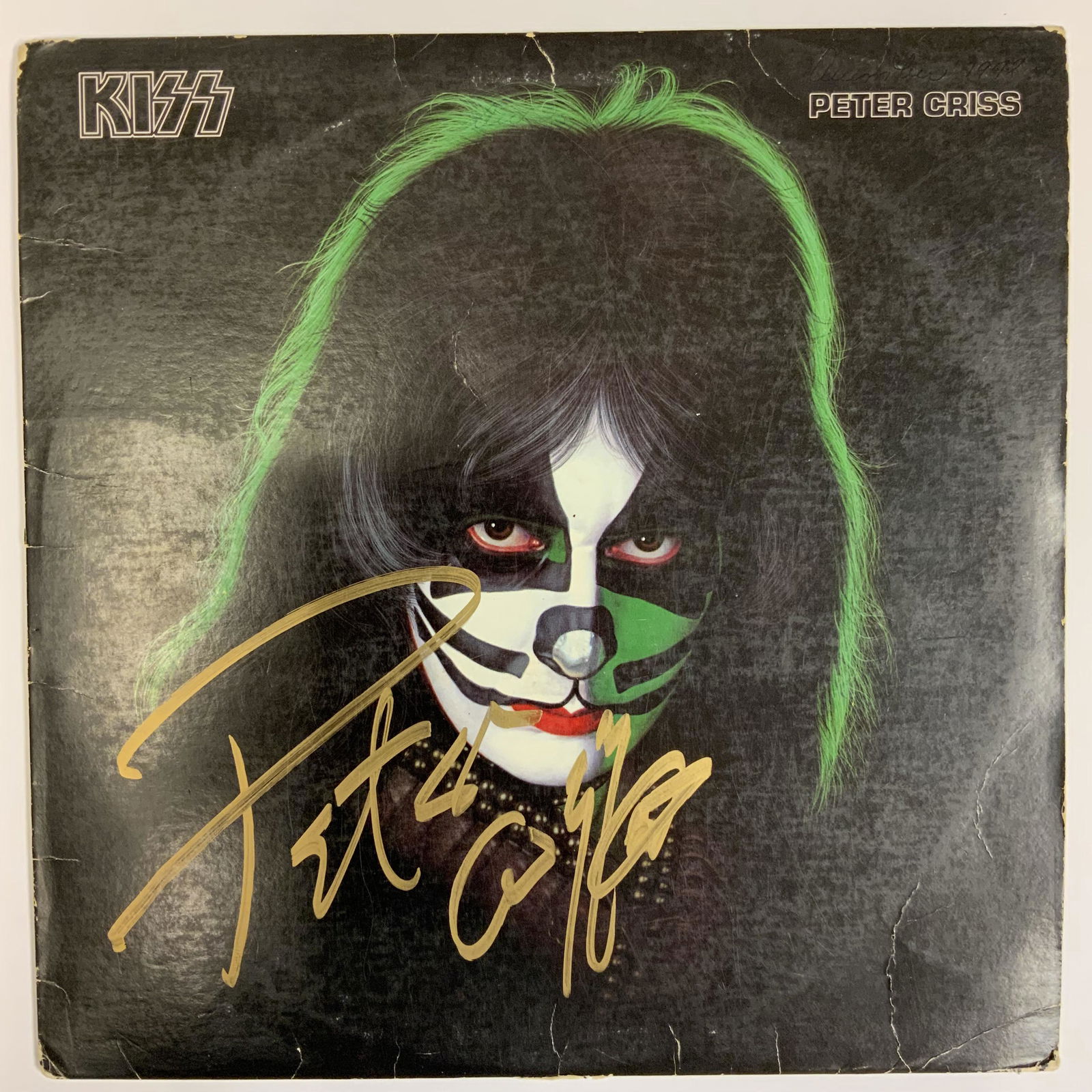 Peter Criss Autographed Album Cover (1 of 1)