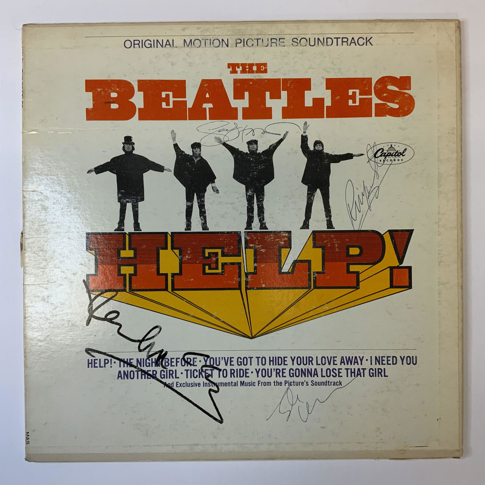 Beatles Autographed Album Cover, signed by all (1 of 1)