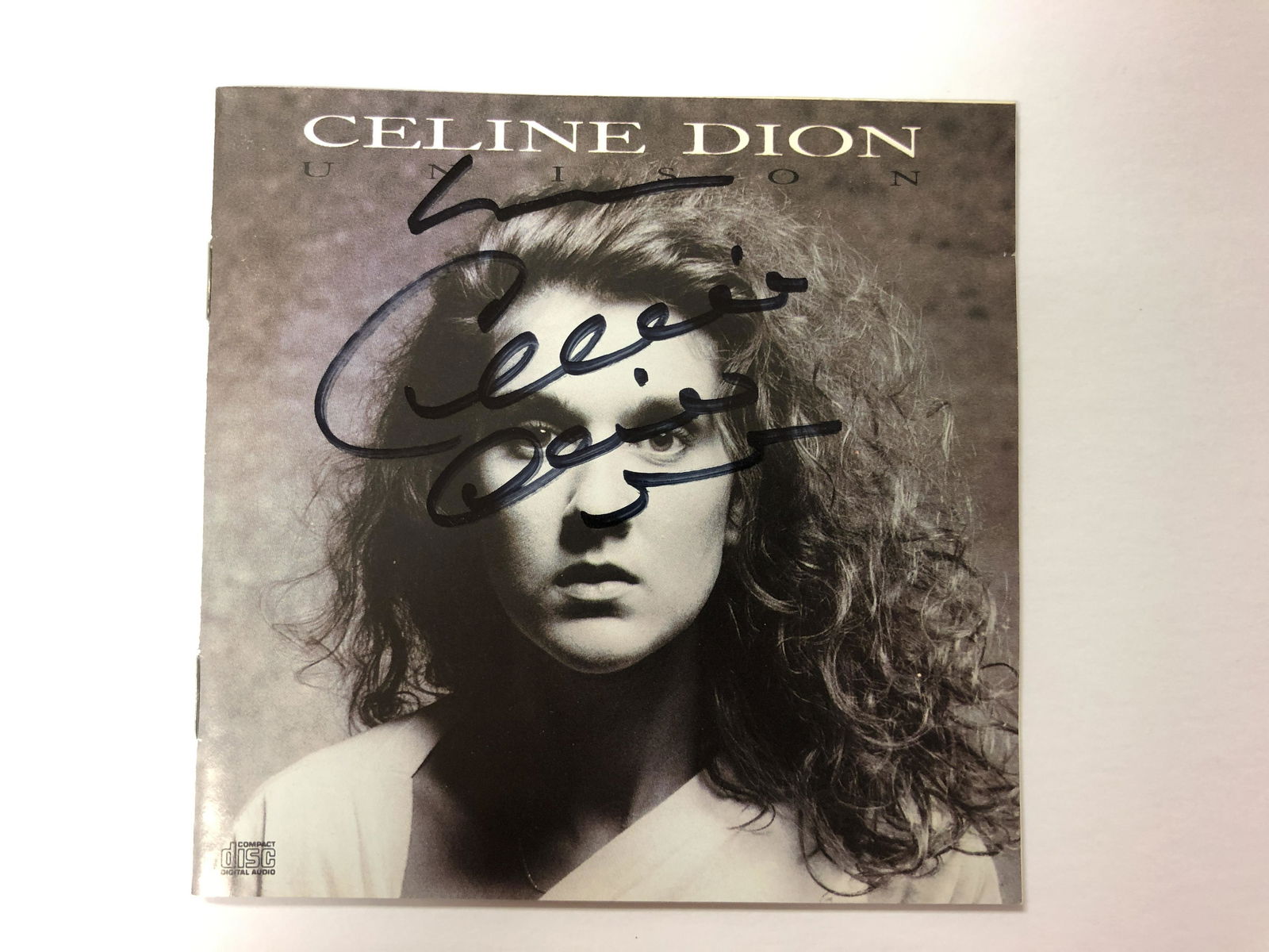 Celine Dion Autographed CD Booklet (1 of 1)