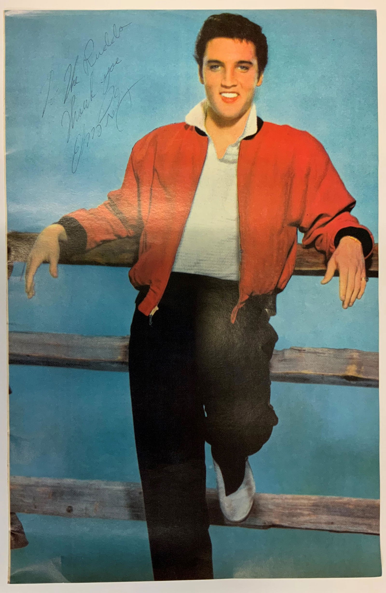 Elvis Presley Autographed Mini Poster (1 of 1)