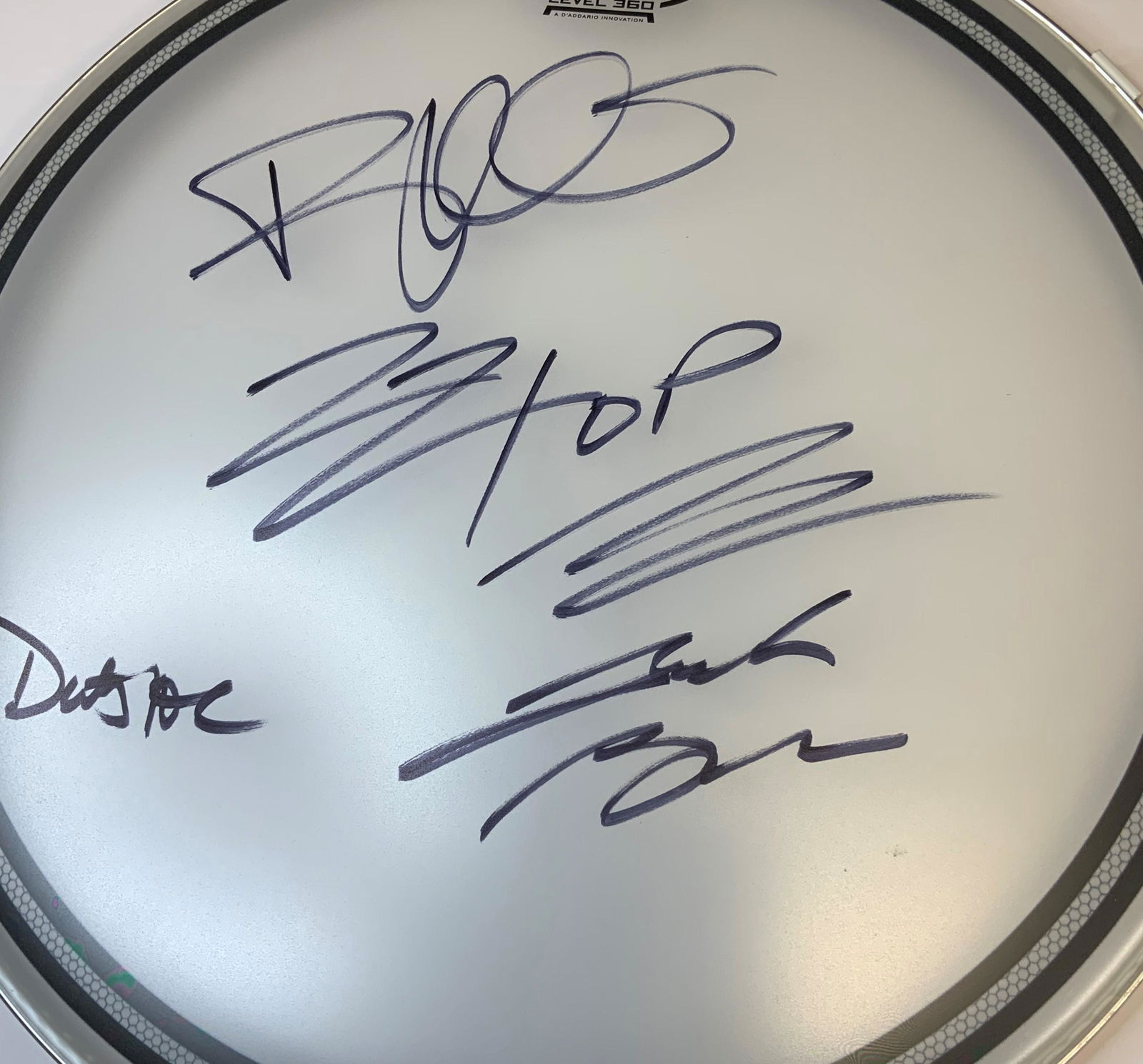 ZZ Top Autographed Drum Head, Signed by all (1 of 1)
